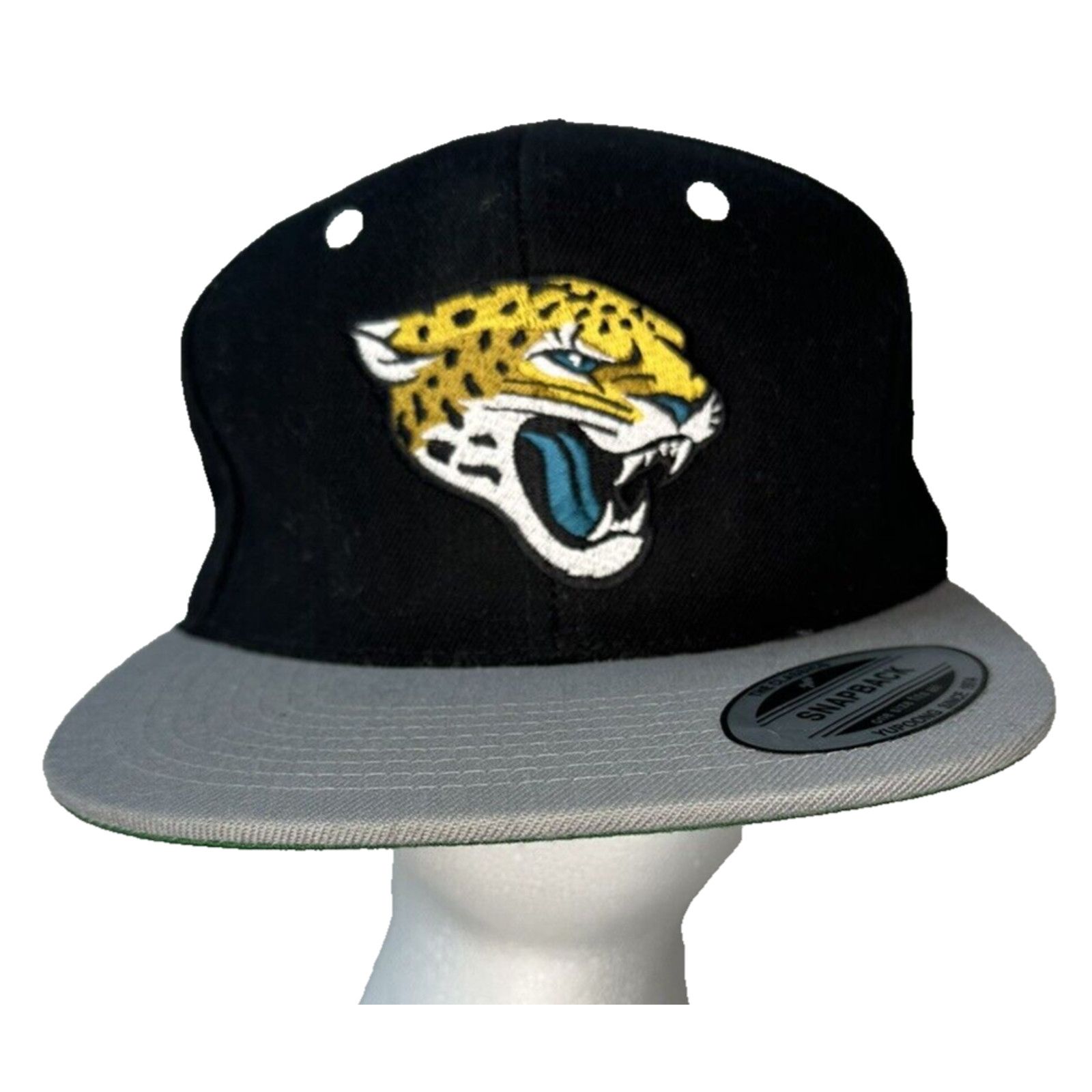 NFL Yupoong Jacksonville Jaguars NFL CAP/HAT Black/Grey Snapback Size ONE SIZE - 1 Thumbnail