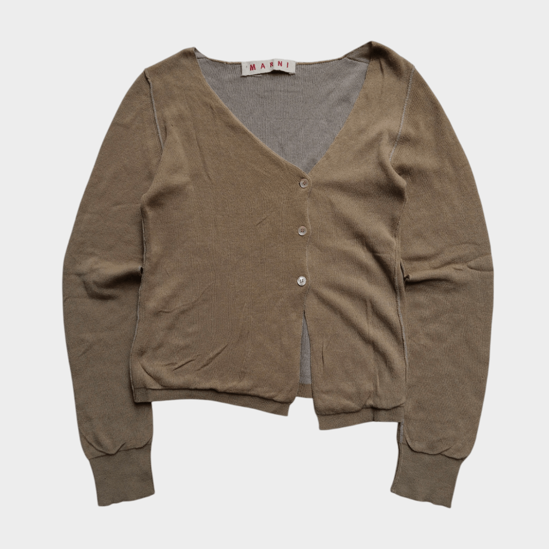 Maison Margiela × Marni Marni asymmetric knitt top Size XS / US 0-2 / IT 36-38 - 1 Thumbnail