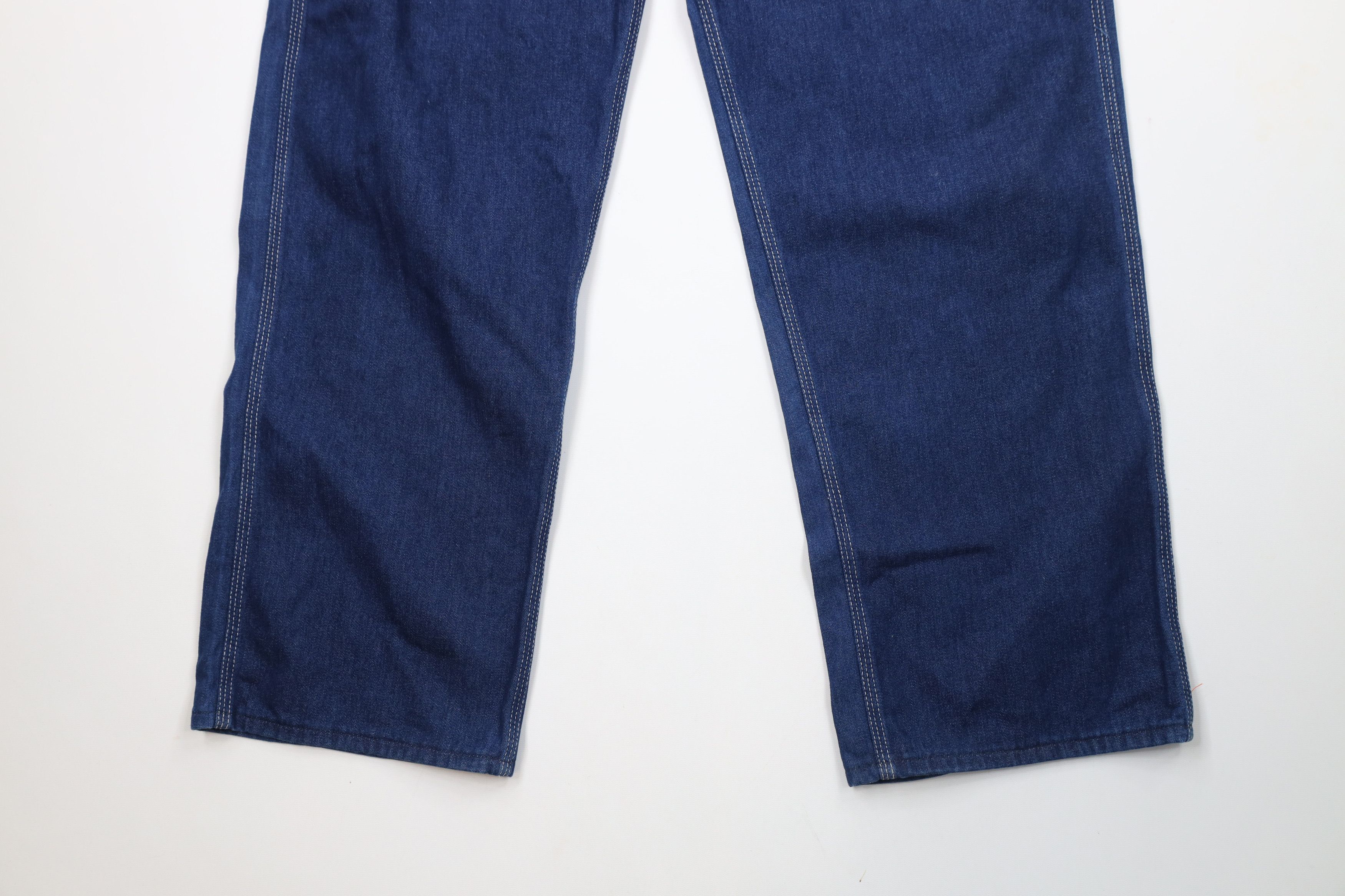 Vintage Vintage 70s 80s Streetwear Wide Leg Dungaree Denim Jeans USA Size US 36 / EU 52 - 4 Thumbnail