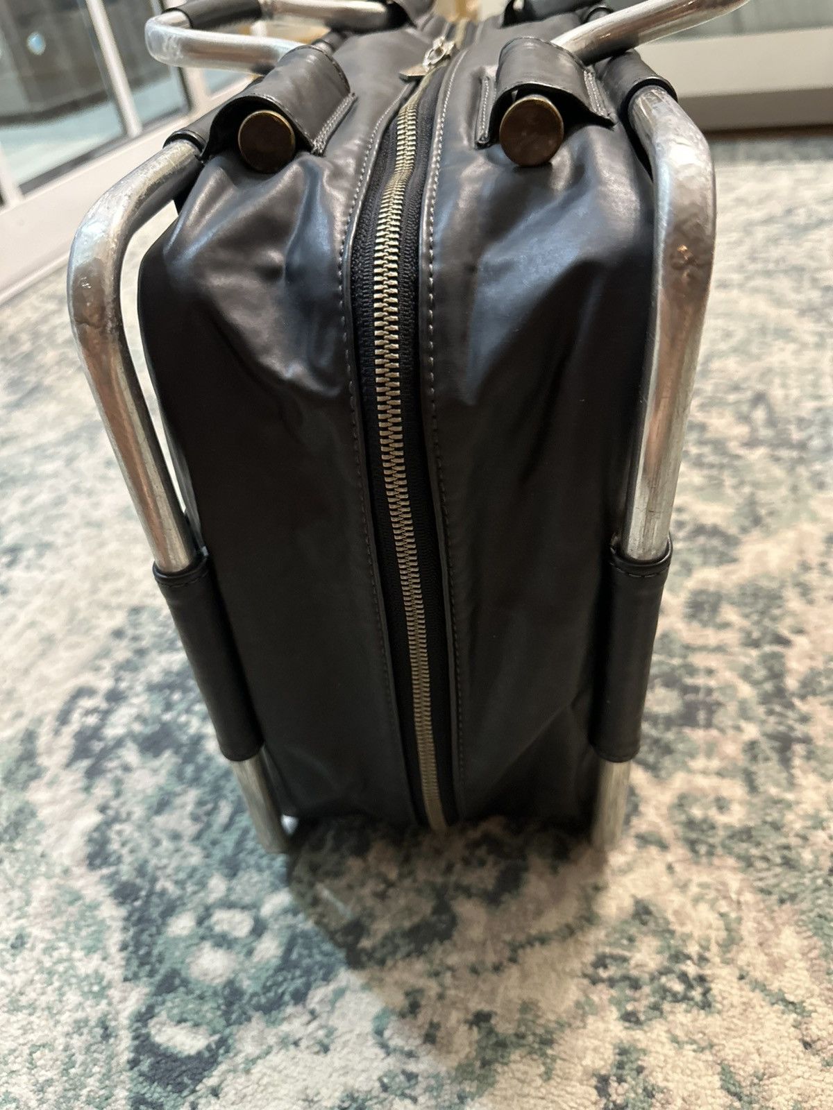 Jean Paul Gaultier Jean Paul Gaultier Metal Frame & Studded Travel Bag Size ONE SIZE - 18 Thumbnail