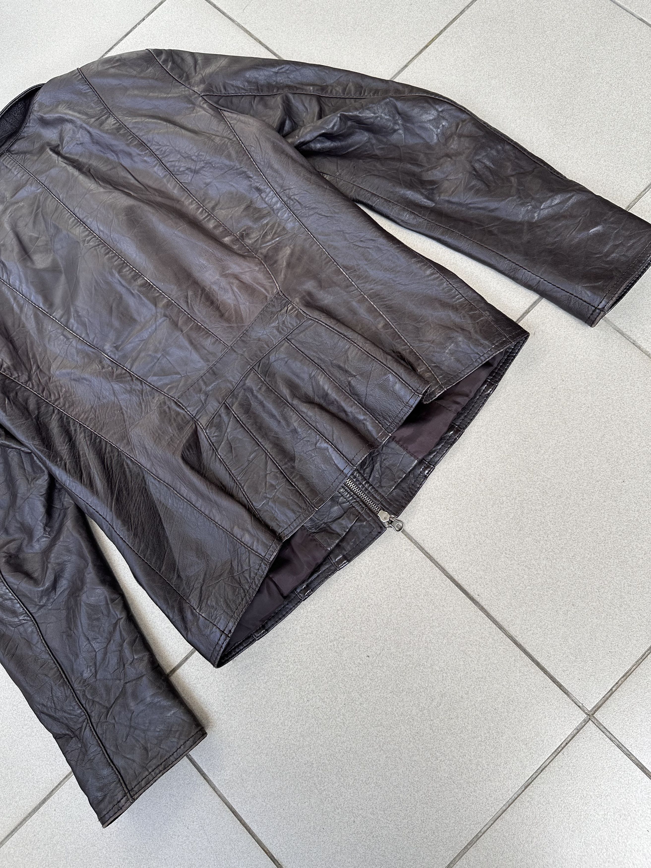 Leather Vintage women leather lamb jacket old money Size L / US 10 / IT 46 - 6 Thumbnail