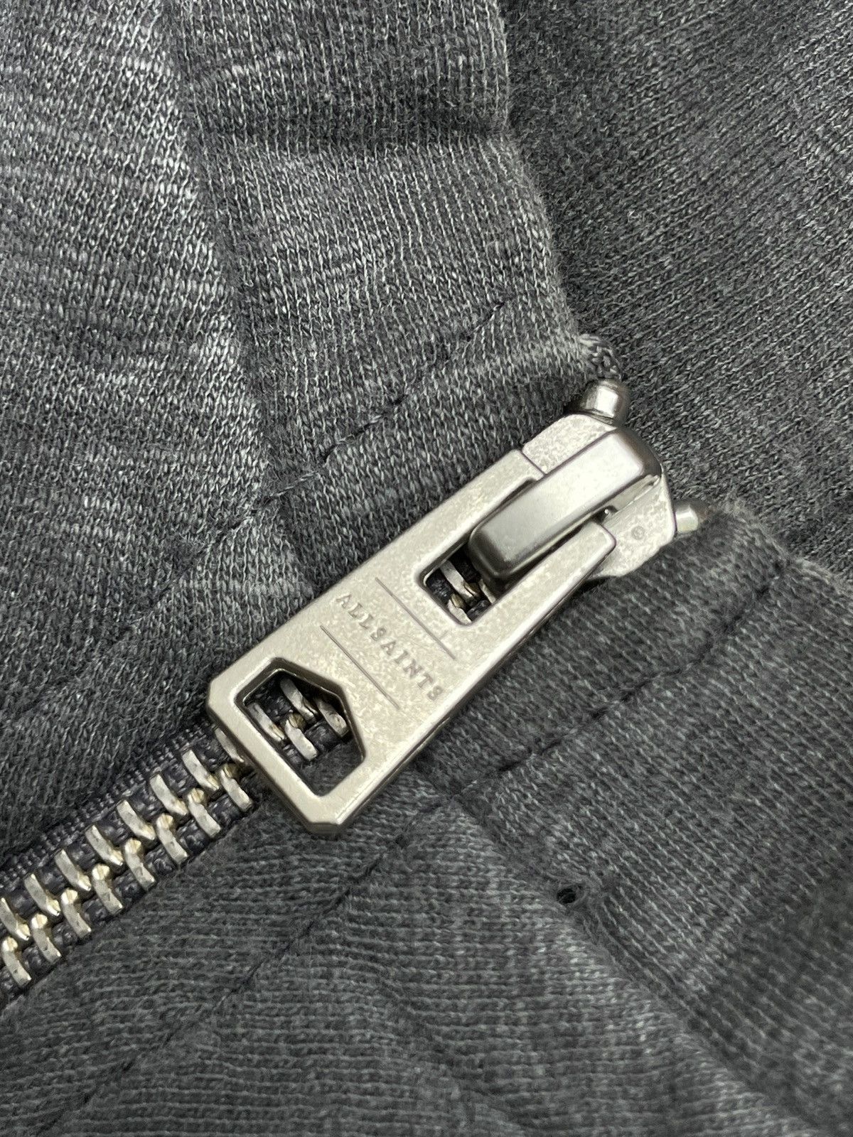 Allsaints 2000s Allsaints - Vkei Washed Black Zip-up Hoodie Size US L / EU 52-54 / 3 - 13 Thumbnail