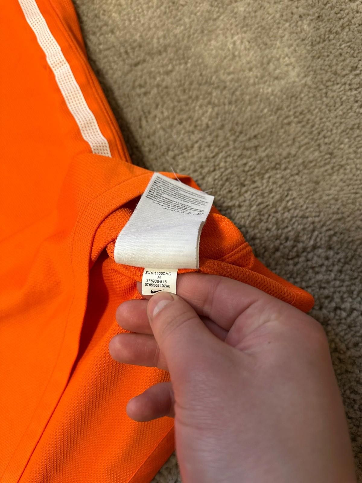 Nike Netherlands 2010/2012 Nike Home Football Shirt Soccer Jersey Size US M / EU 48-50 / 2 - 6 Thumbnail