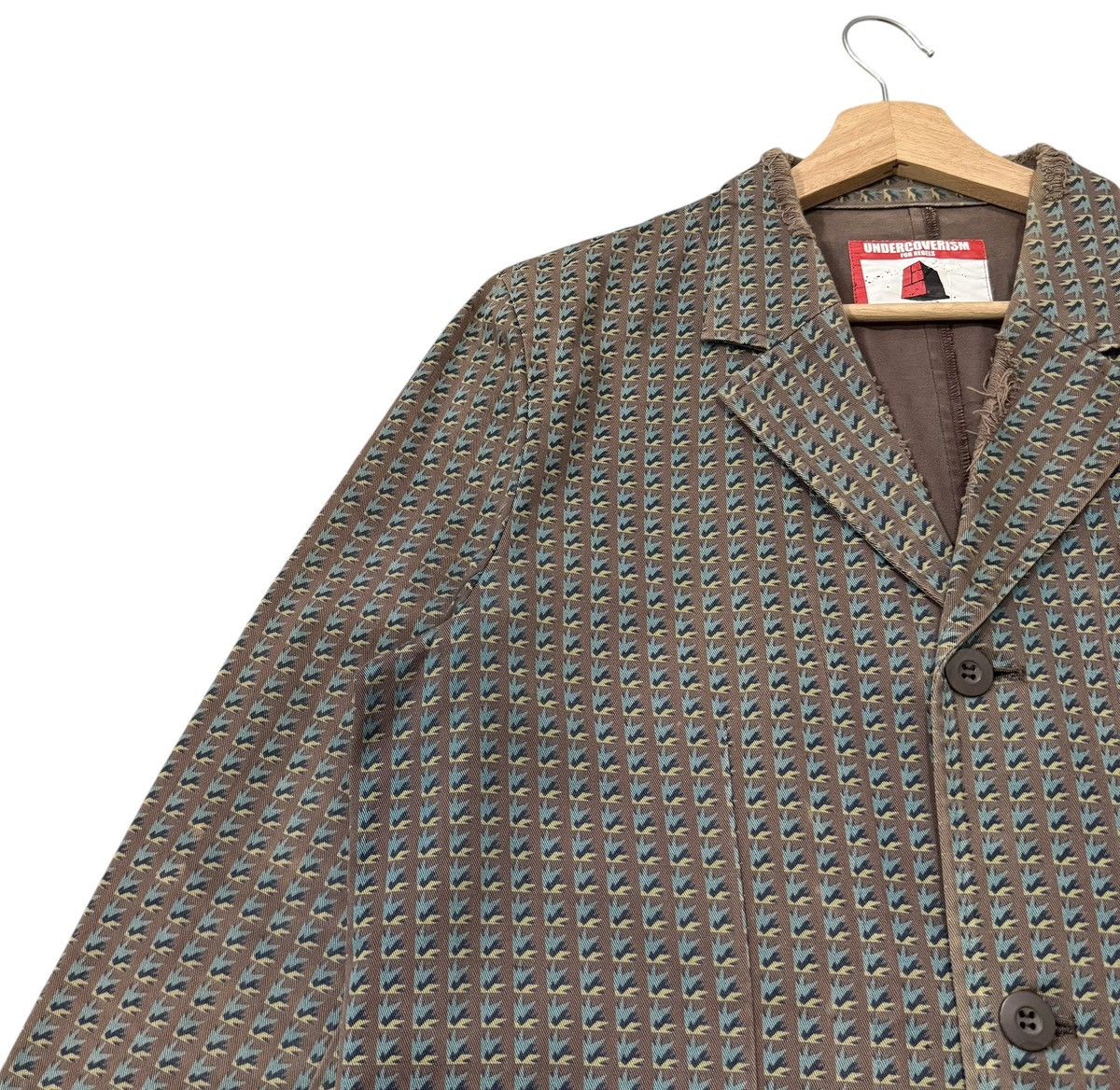 Undercover S/S2002 Undercover Illusion Of Haze Patchwork Coat Jacket Size US L / EU 52-54 / 3 - 5 Thumbnail