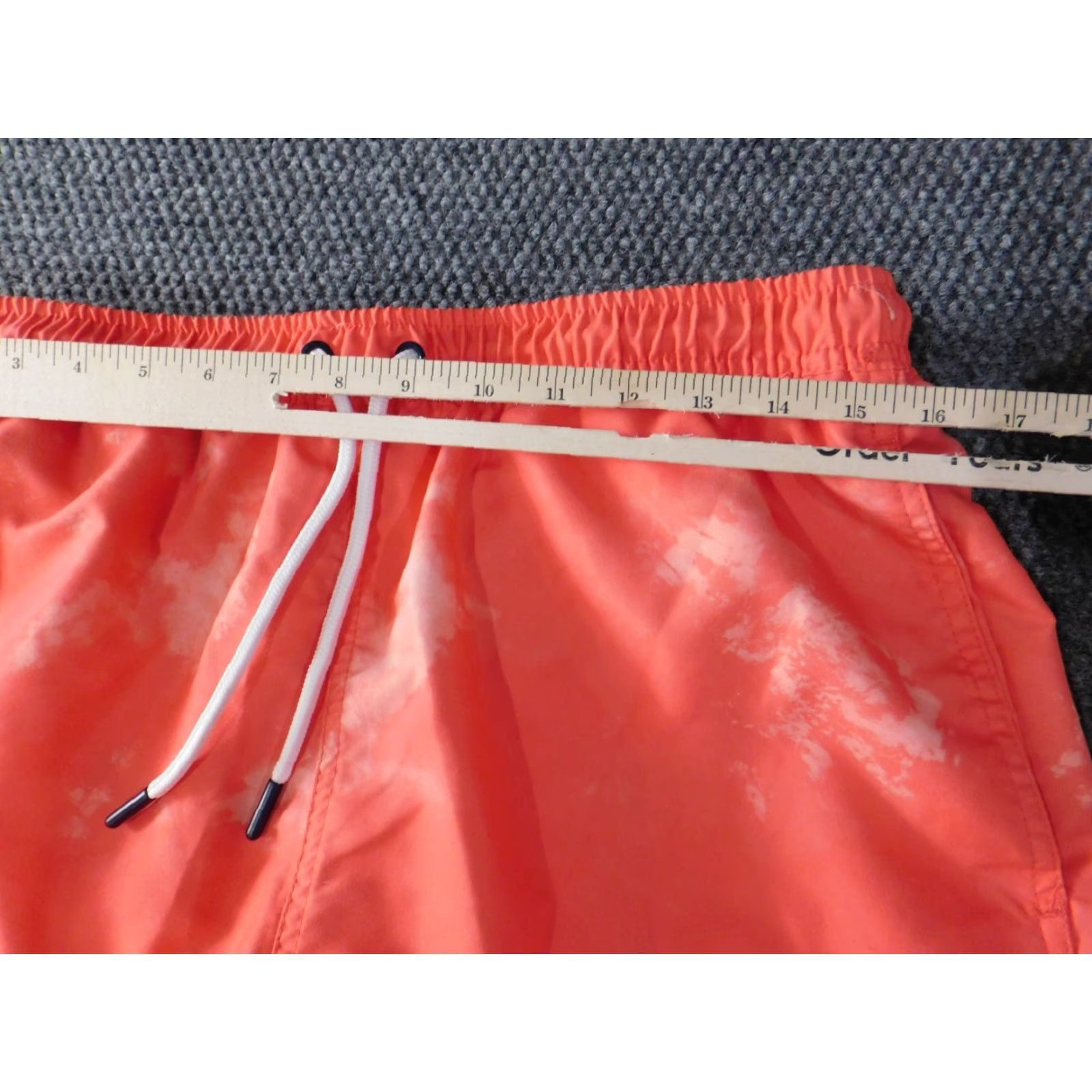 Vintage Crown & Ivy Mens Swimming Trunks Medium Red Trunks Lifeguard Surfing 90s Comfortable Fit Size US 31 - 5 Thumbnail