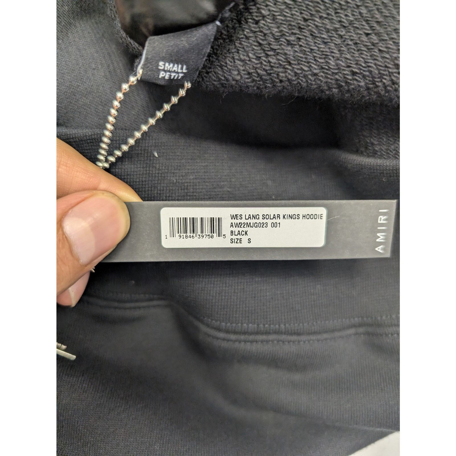 Amiri o1rshd1 Wes Lang Solar Kings Hoodie in Black Size US S / EU 44-46 / 1 - 20 Thumbnail