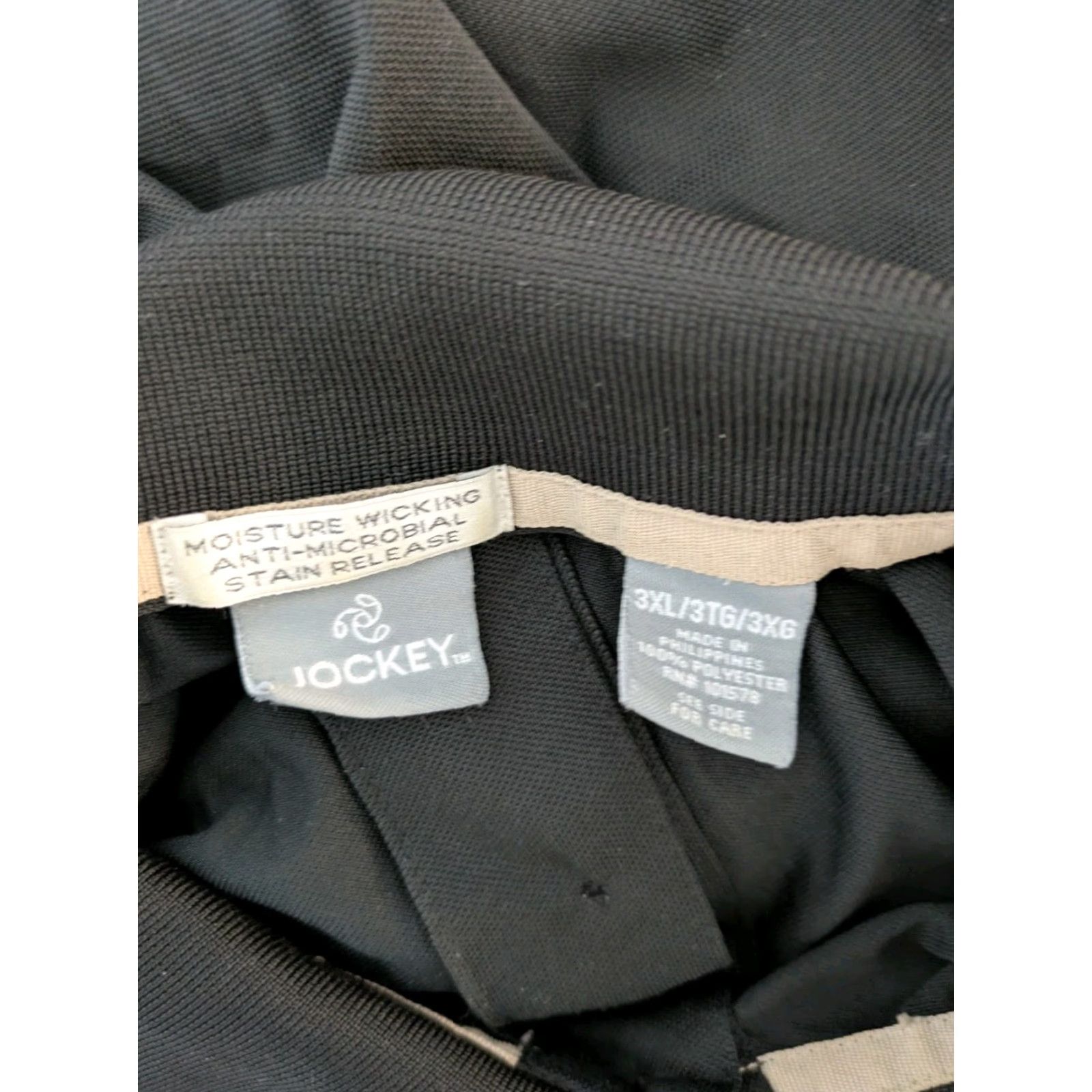Jockey Hwy 55 Burgers Shakes & Fries Logo Uniform Work Polo 3XL Black Men Polo Shirt Casual Classic Short Sleeve Button Neck Jockey Branded Regular 3XL Size US XXL / EU 58 / 5 - 3 Thumbnail