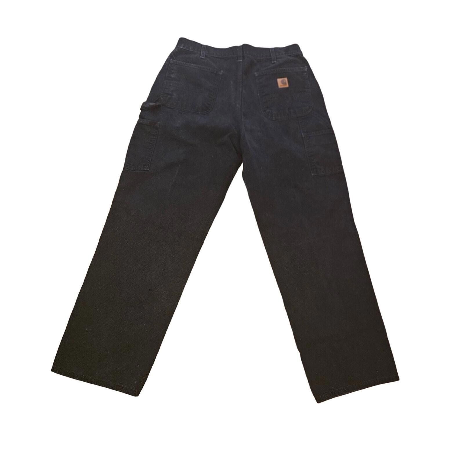 Carhartt Carhartt Carpenter Work Pants Original Fit Black Size 36X32 Size US 36 / EU 52 - 2 Thumbnail
