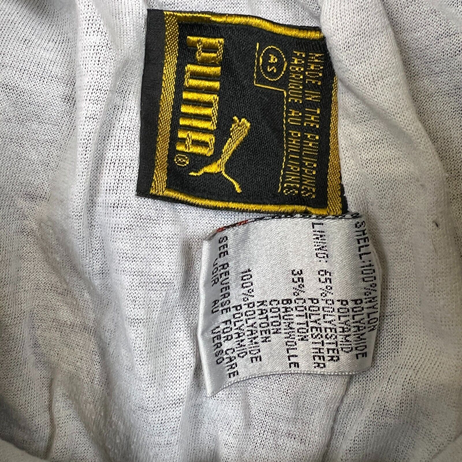Puma × Vintage Vintage 90s Puma Track Mens XS Spell Out Taper Leg Jogger Size US 26 / EU 42 - 7 Thumbnail