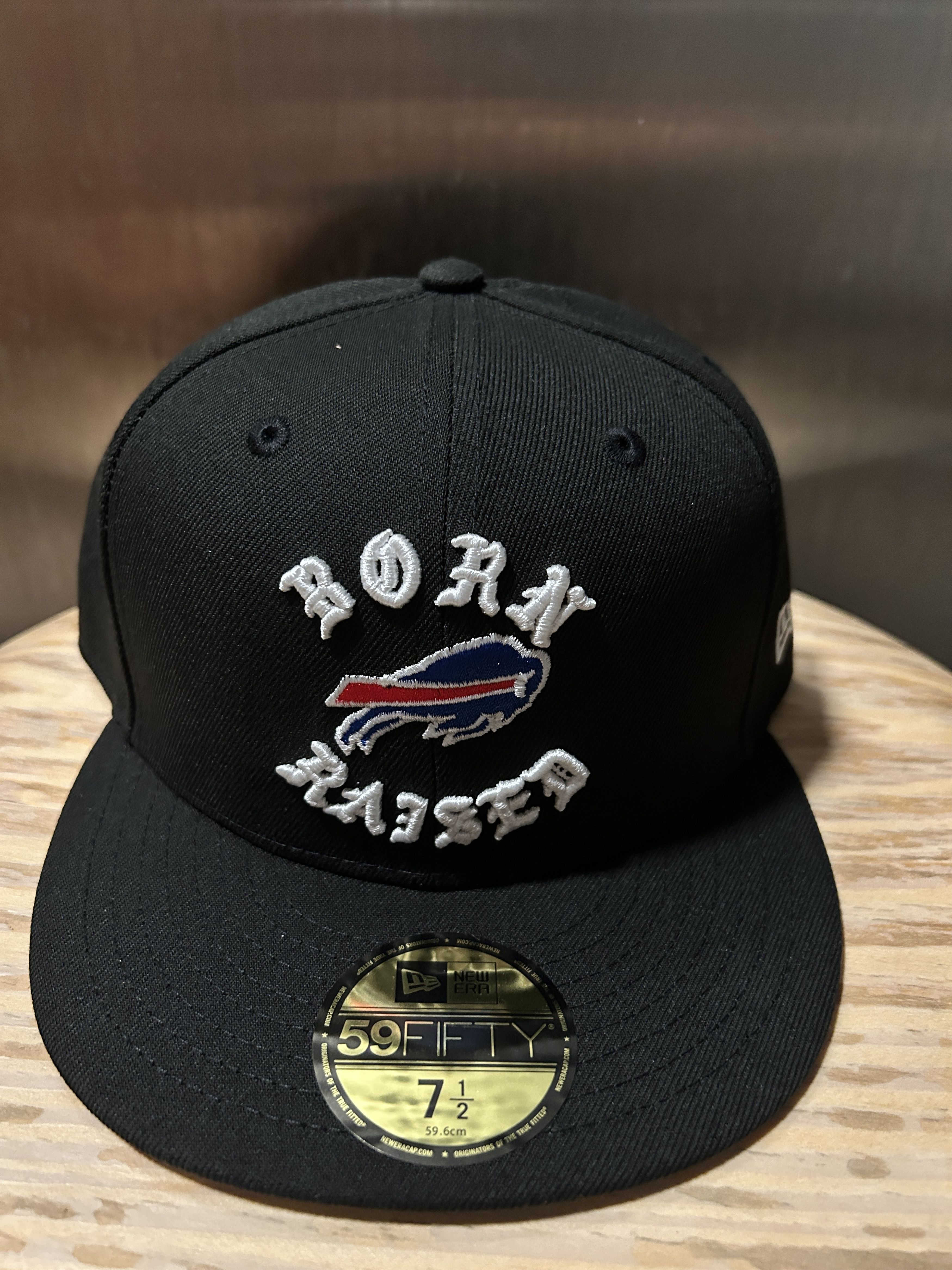 Born X Raised (7 1/2) BORN X RAISED + BILLS FITTED ROCKER HAT 