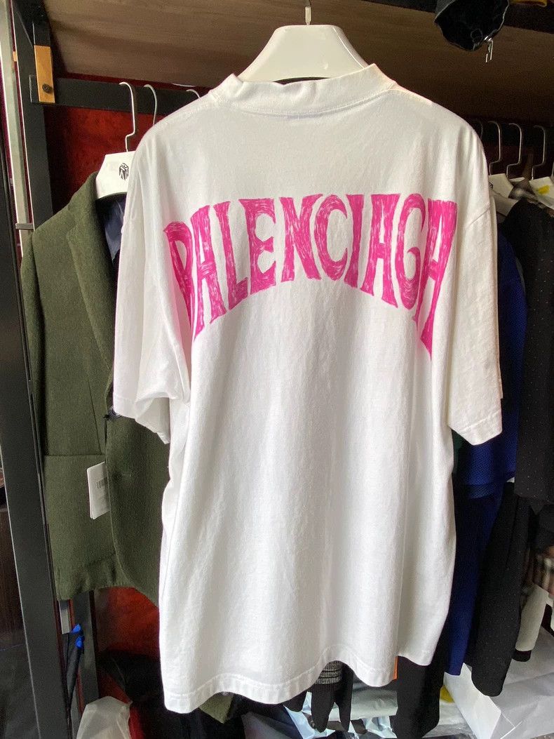 Balenciaga Balenciaga Men's Short Sleeve T-shirt - dmc Size US M / EU 48-50 / 2 - 1 Thumbnail