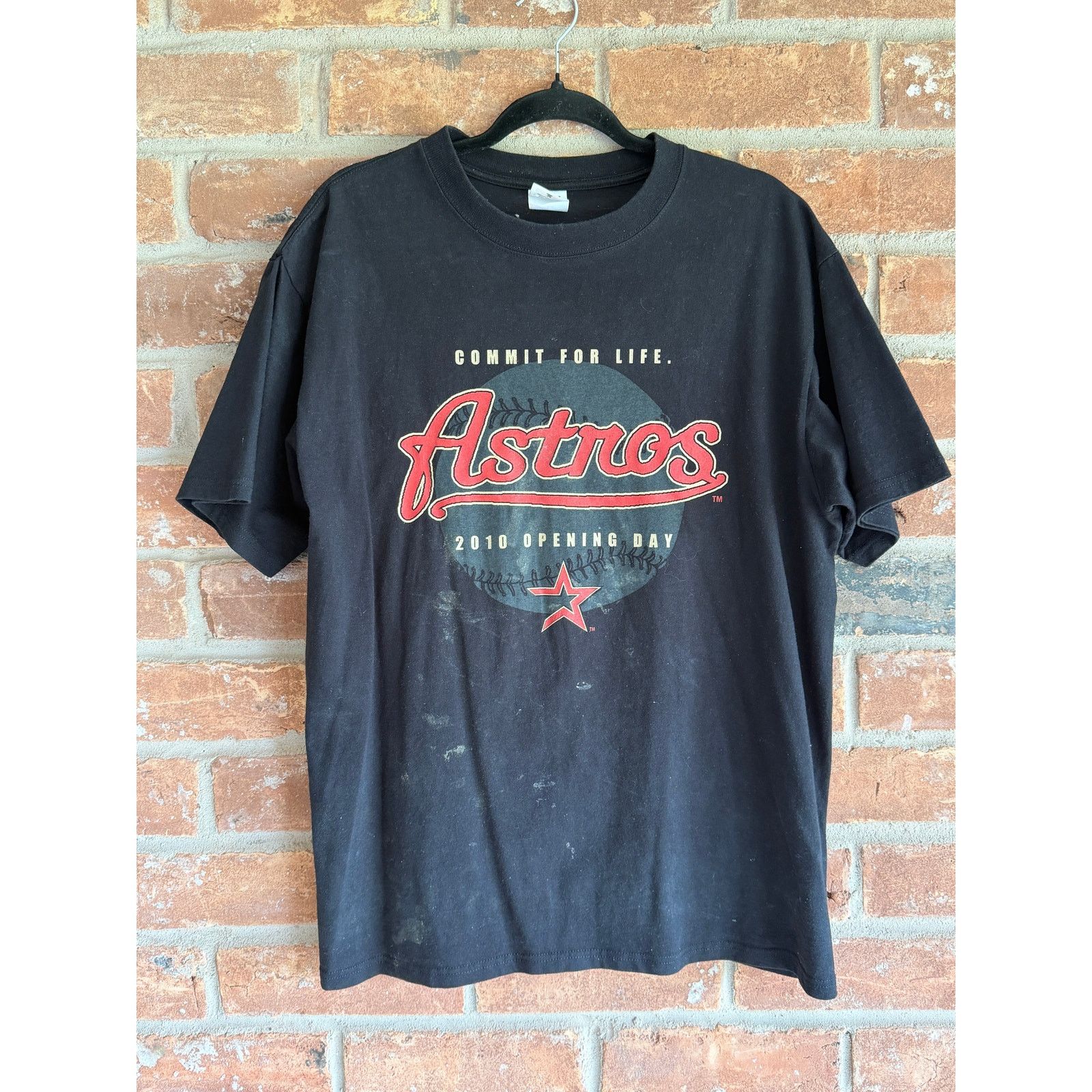 Anvil Houston Astros 2010 Opening Day Tee MLB Black L Size US L / EU 52-54 / 3 - 1 Thumbnail