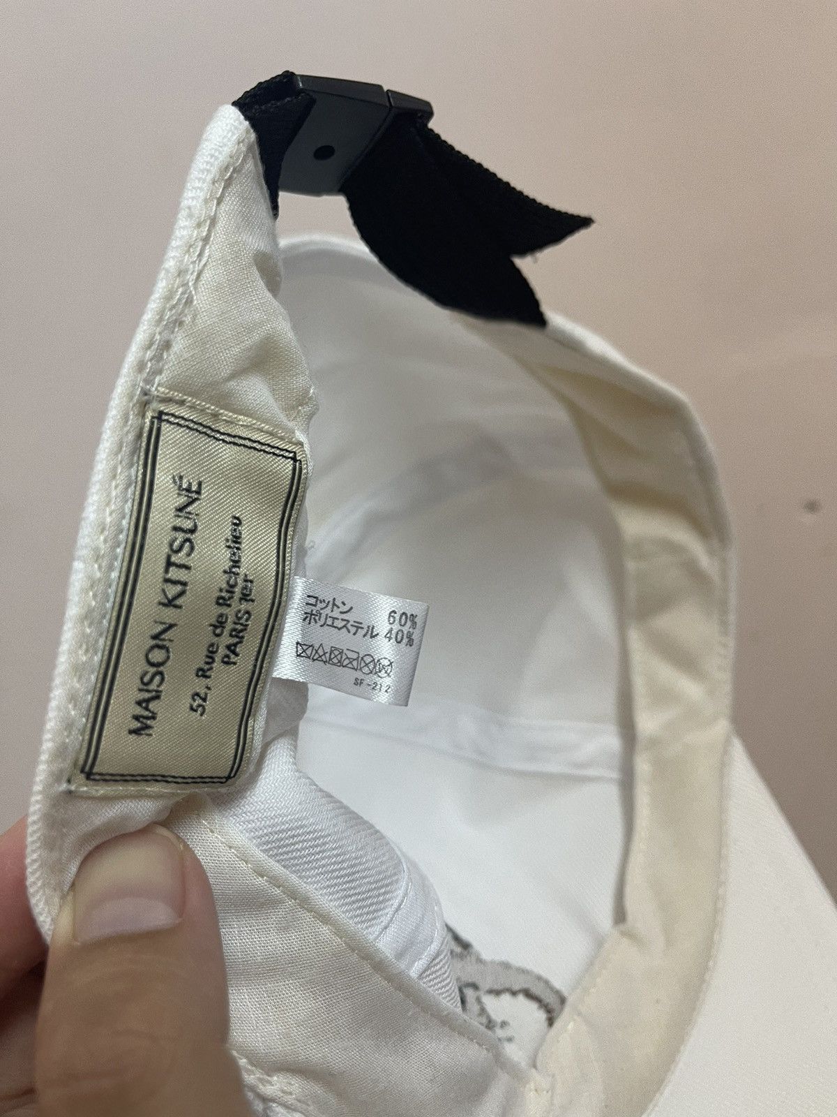 Designer × Maison Kitsune Maison Kitsune Large Fox Head Cap Size ONE SIZE - 9 Thumbnail