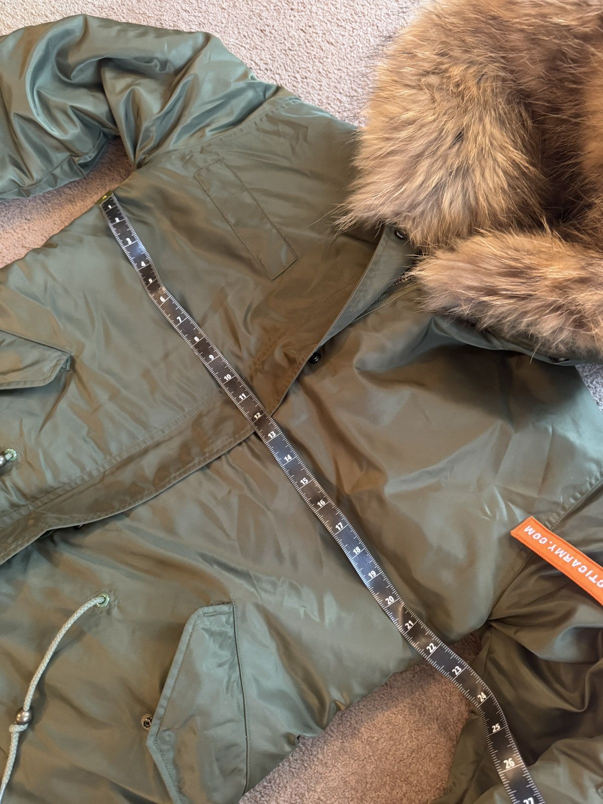Other ARCTIC ARMY jacket STUDY sizes in photos by tape measure Size M / US 6-8 / IT 42-44 - 7 Thumbnail