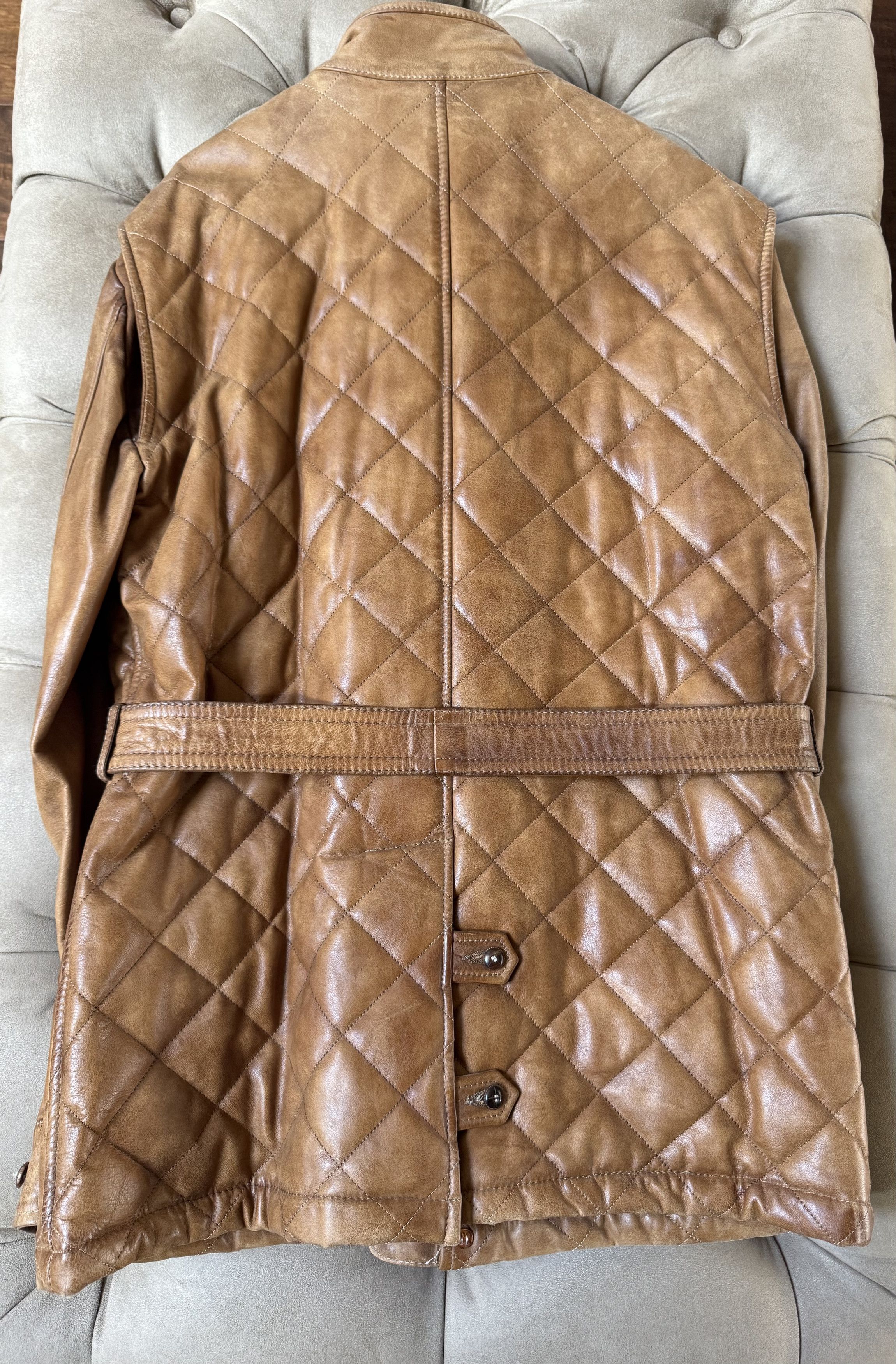 Belstaff Belstaff Gold Label Quilted Leather Trialmaster Size US L / EU 52-54 / 3 - 3 Thumbnail