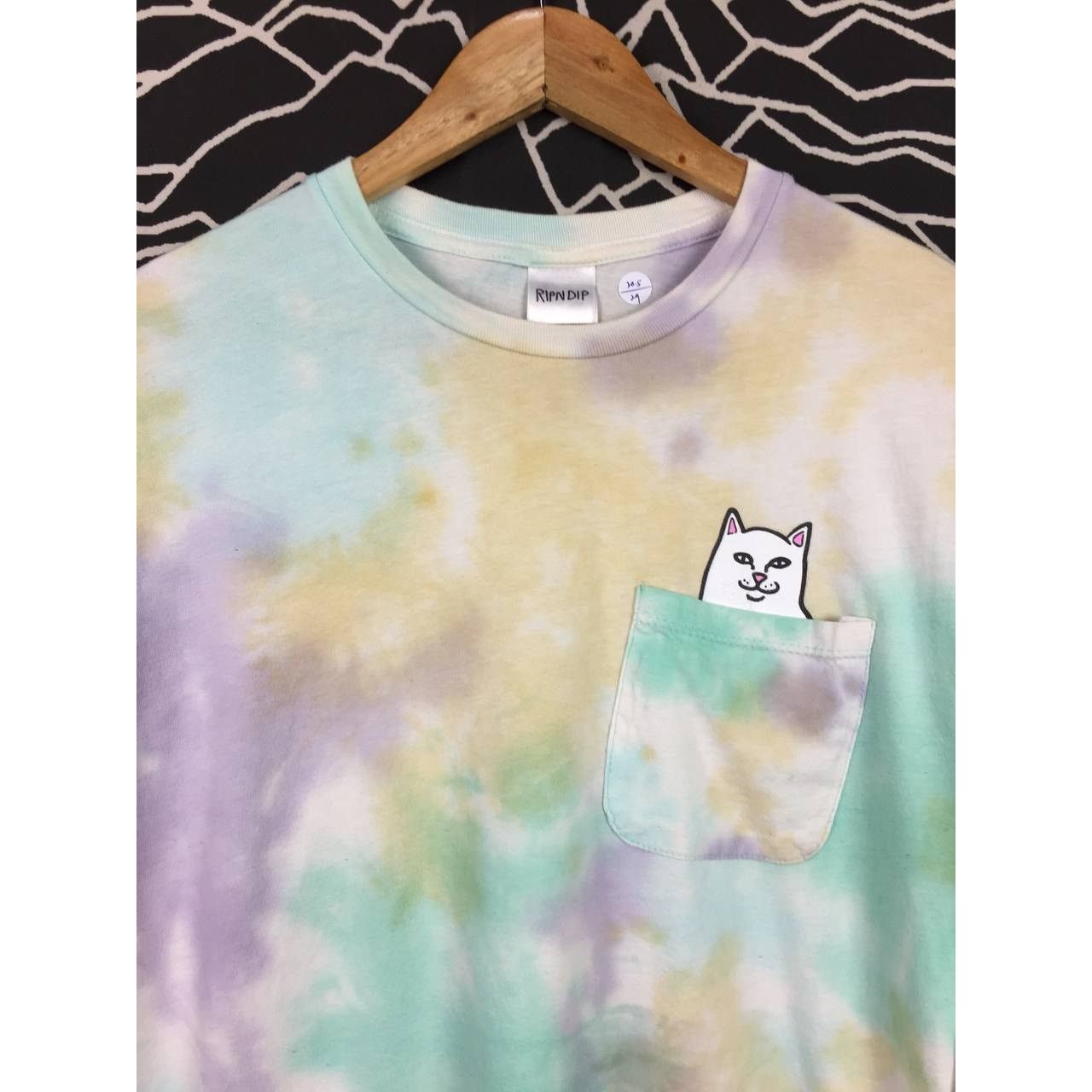 RIPNDIP Rip N Dip Lord Nermal Tie Dye Pocket Tee Size M Size US M / EU 48-50 / 2 - 3 Thumbnail