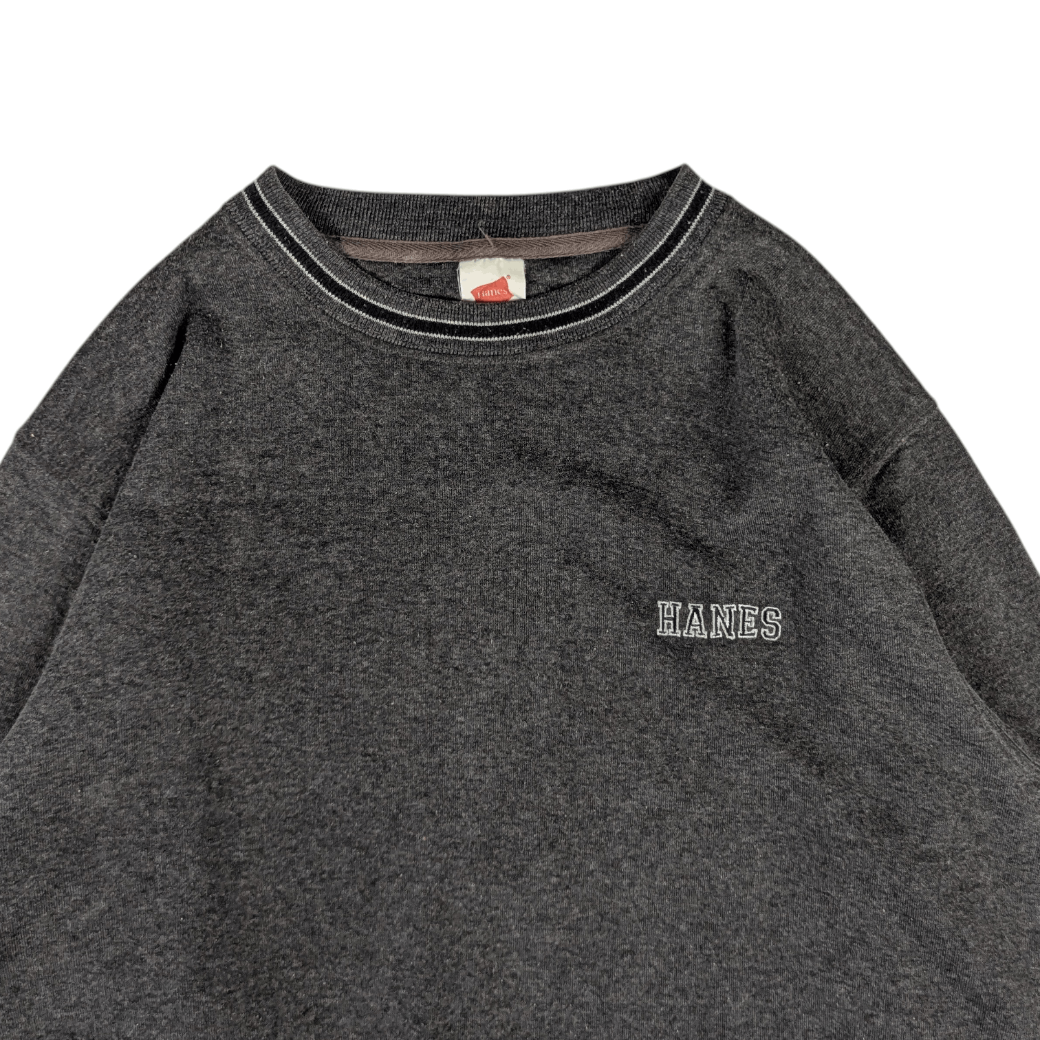 Hanes Vintage 2000's HANES Dark Grey Plain Sweatshirts Size US M / EU 48-50 / 2 - 6 Thumbnail