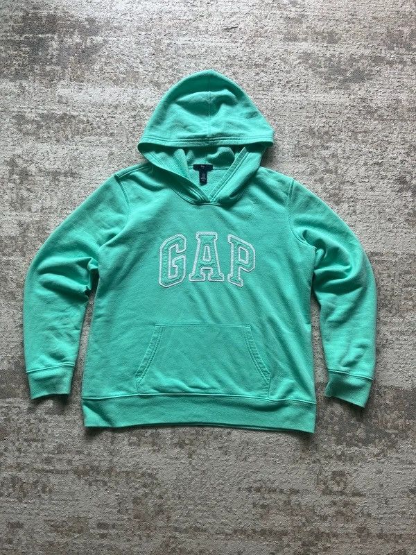 Gap GAP Size M Women's 2015 Blue Mint Hoodie Made in Cambodia Size US M / EU 48-50 / 2 - 1 Thumbnail