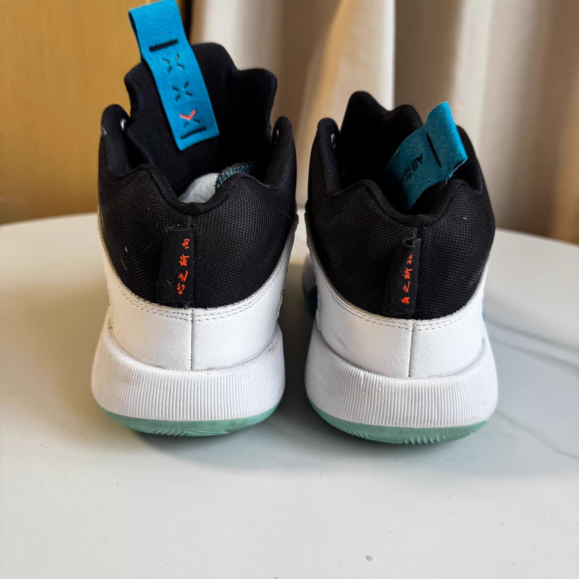 Nike Air Jordan 35GuoAiluncolorwaywhitebluelake greenmid-top Q10 Size US 8 / EU 41 - 3 Thumbnail