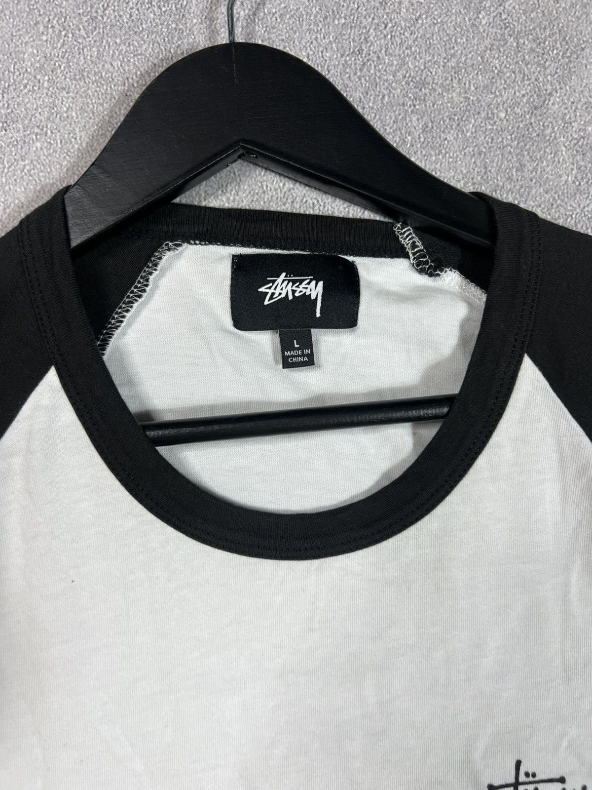 Stussy 🖤VINTAGE CRAZY STUSSY CHIEF KIEF STYLE Y2K LONGSLEEVE JACKET Size US L / EU 52-54 / 3 - 4 Thumbnail