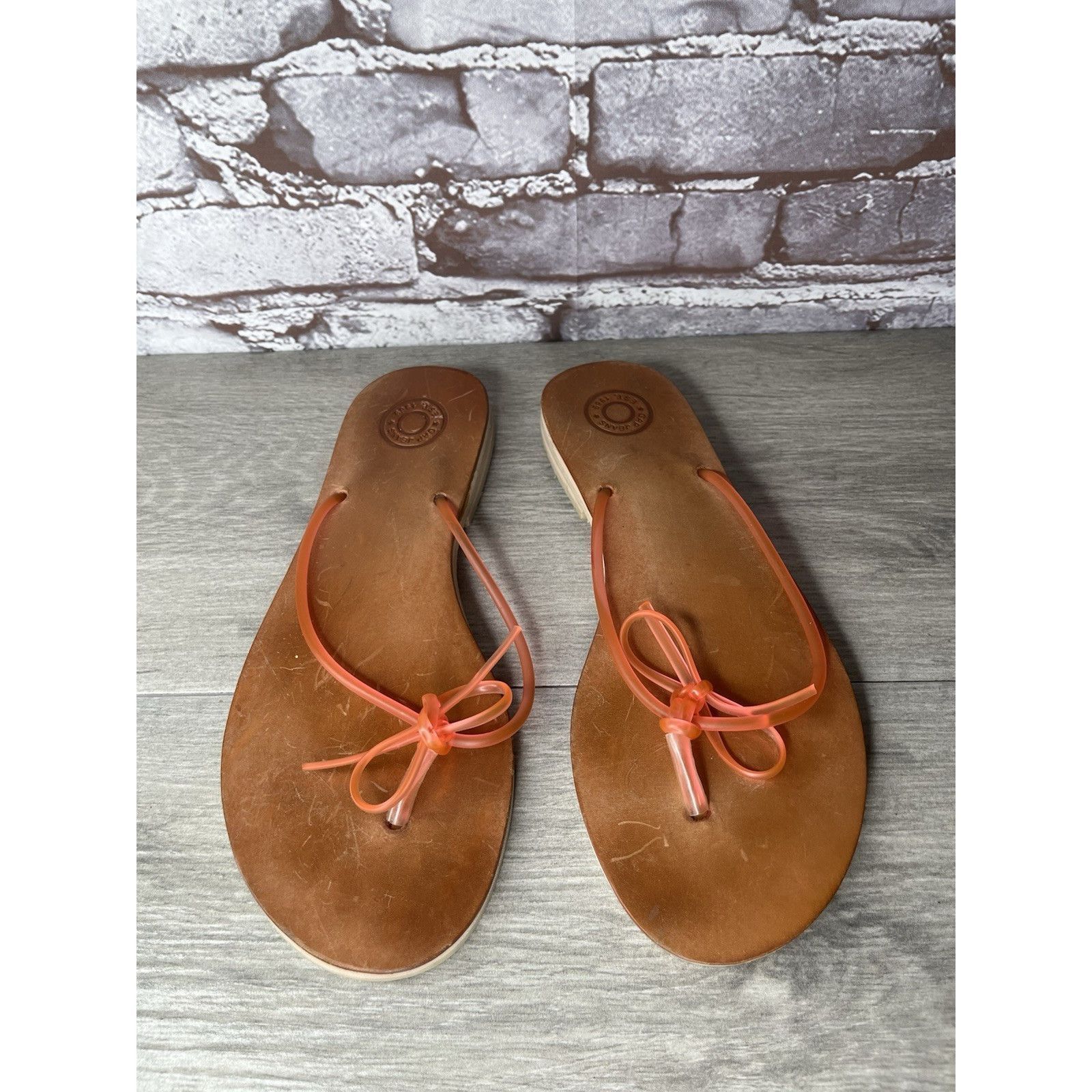Gap Gap Sandals Flip Flop Thong Pink Toe Post Slip On Casual Fla Size US 8 / IT 38 - 9 Thumbnail