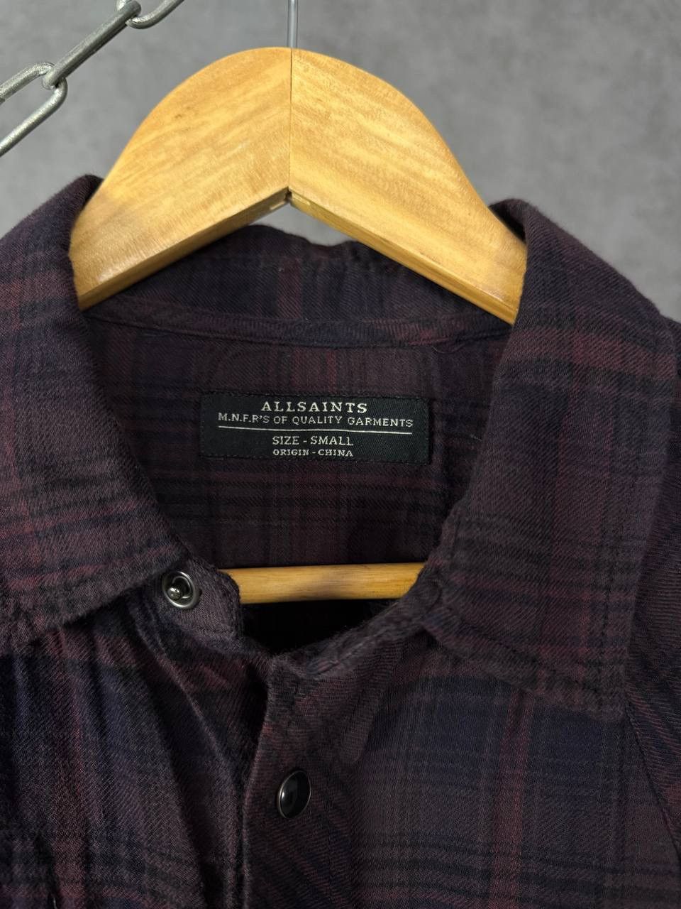Allsaints Allsaints vintage designer pocket shirt Size US S / EU 44-46 / 1 - 3 Thumbnail
