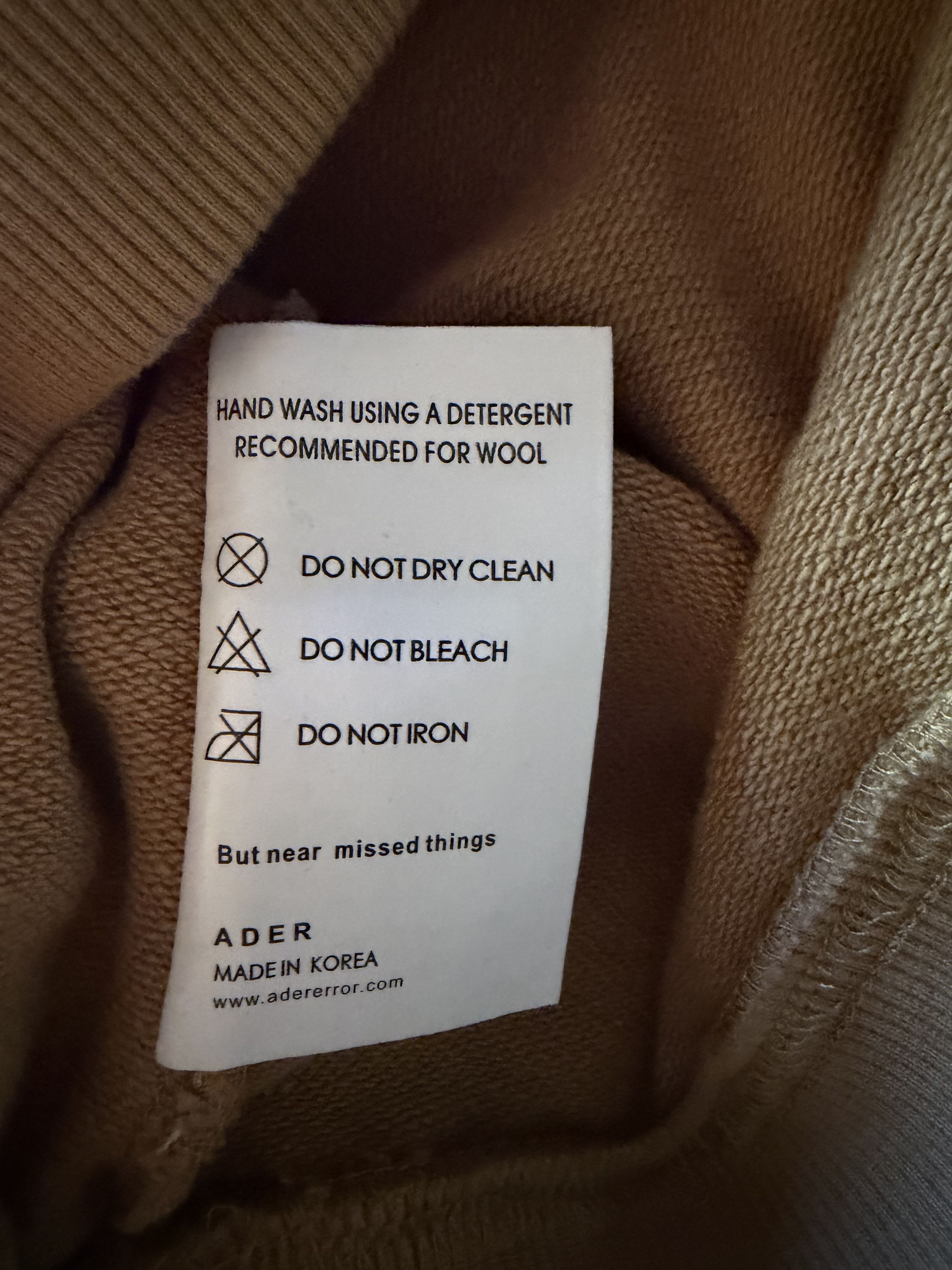 Ader Error × Maison Kitsune Ader error Maison kitsune sweater Size US L / EU 52-54 / 3 - 7 Thumbnail