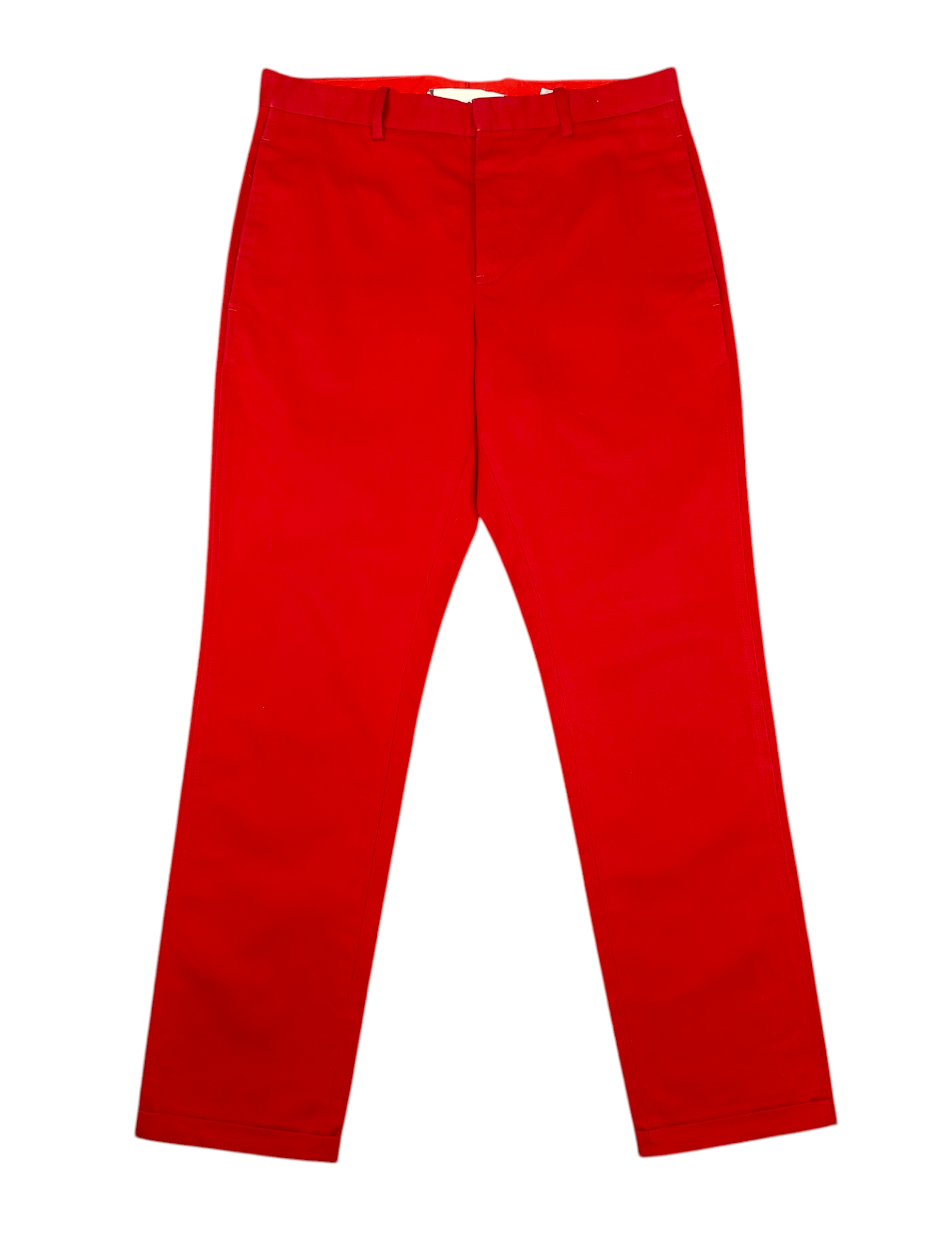 Marni Marni- Minimalism Blood Red Tailored Trousers Size US 31 - 1 Thumbnail
