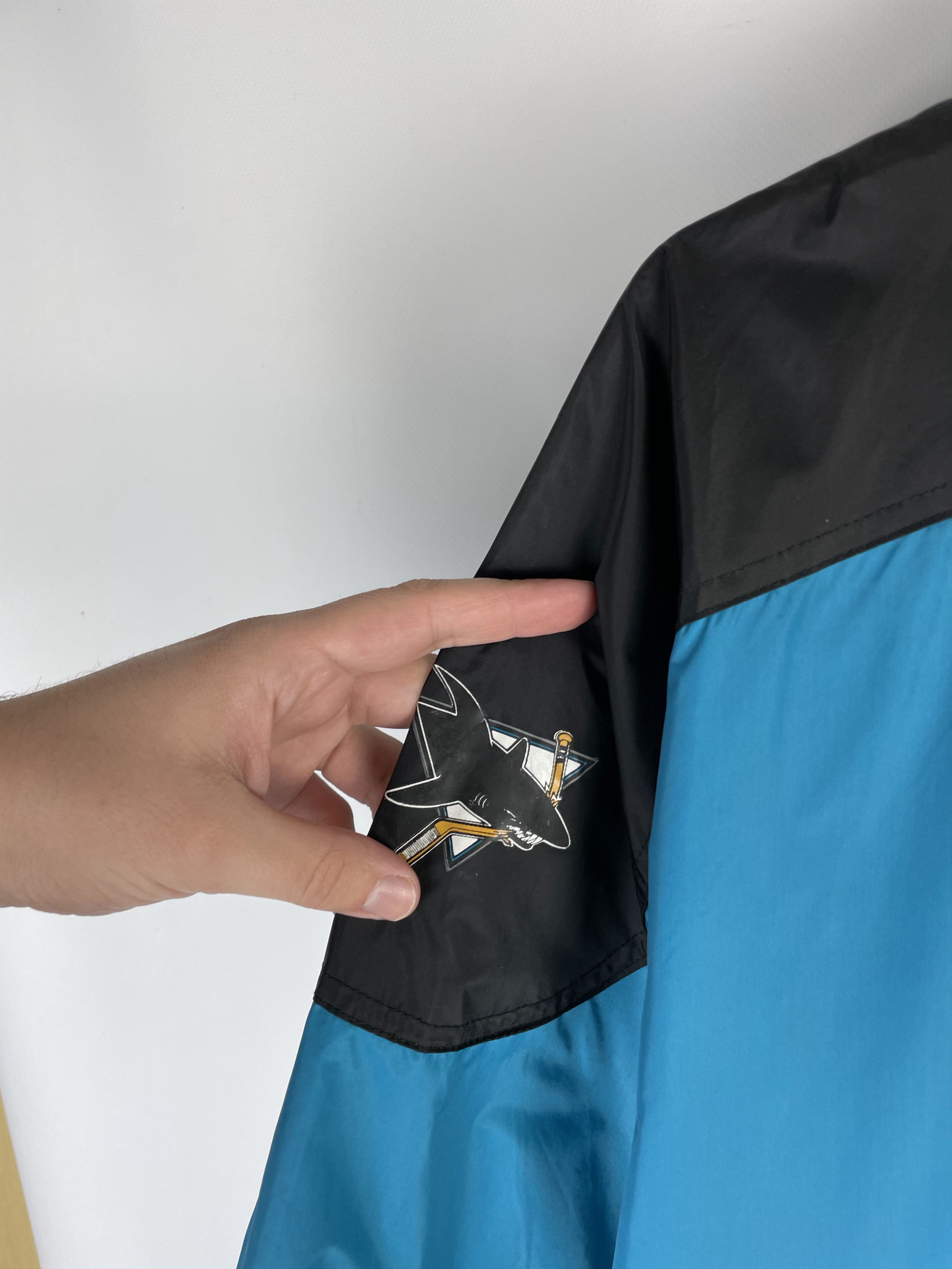 NHL SHARKS NFL JACKET 90s Size US L / EU 52-54 / 3 - 5 Thumbnail