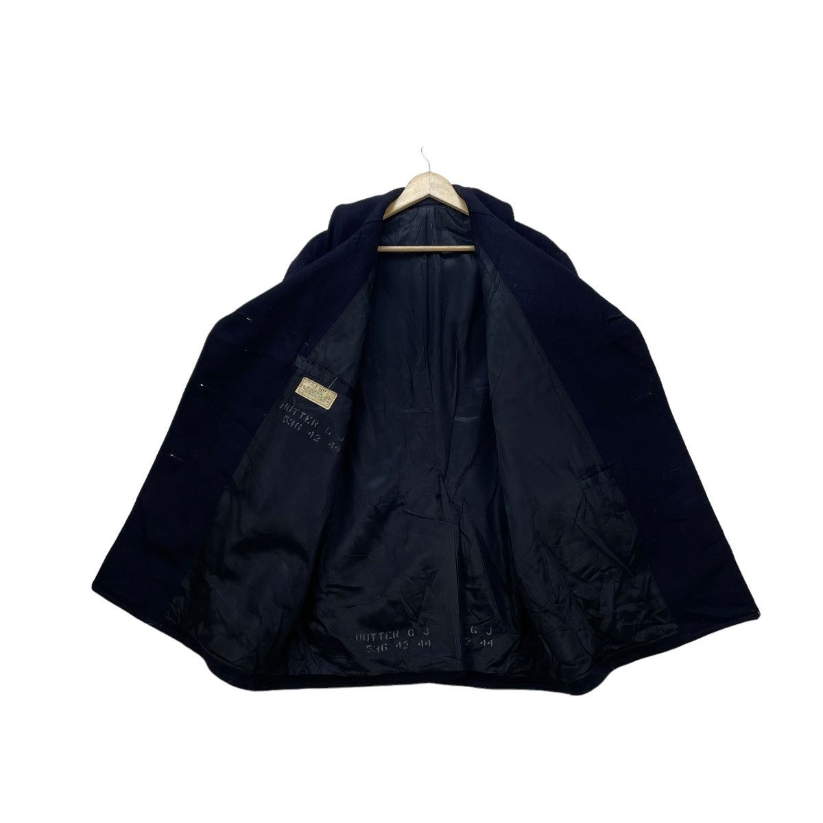 Other Vintage WWII Us Navy Double Collar Heavy Coat Jacket Size US M / EU 48-50 / 2 - 4 Thumbnail