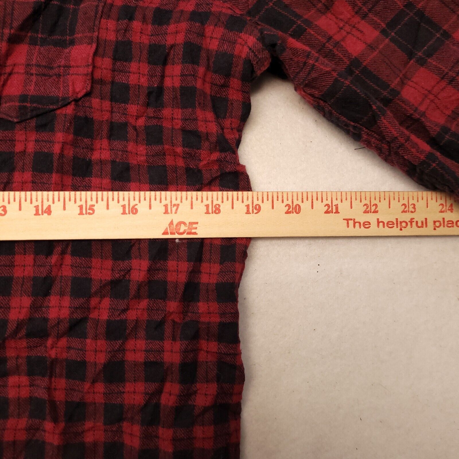 Aeropostale Aeropostale Tartan Flannel Shirt Mens Size Large L Red Black Size US L / EU 52-54 / 3 - 9 Thumbnail