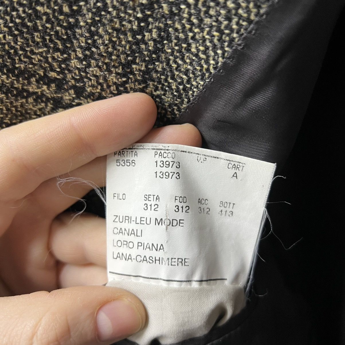 Canali Canali Loro Piana Blazer men’s Lana Cashmere Size 48R - 18 Thumbnail