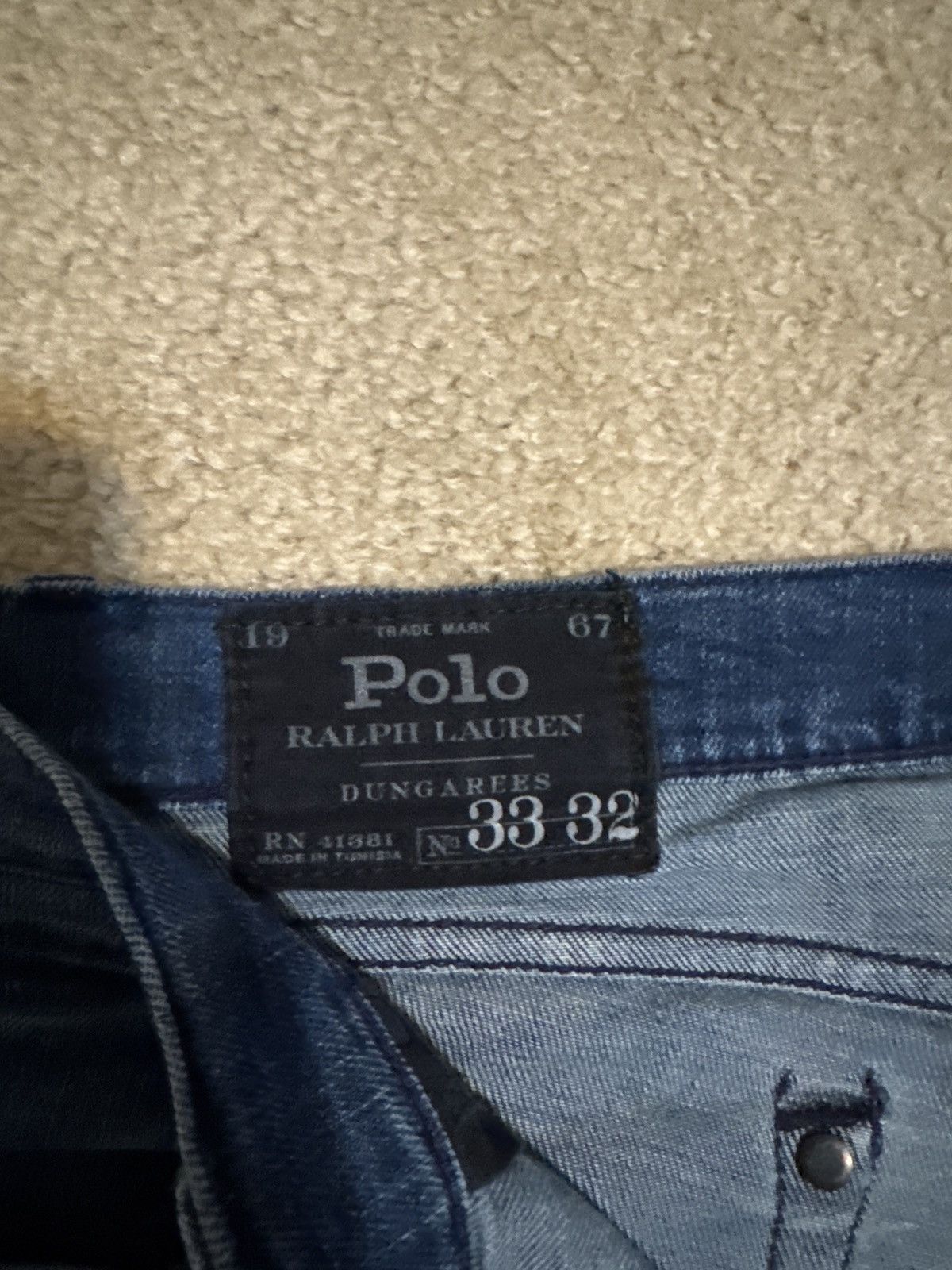 Polo Ralph Lauren Polo Ralph Lauren Dungarees 33/32 Size US 33 - 4 Thumbnail