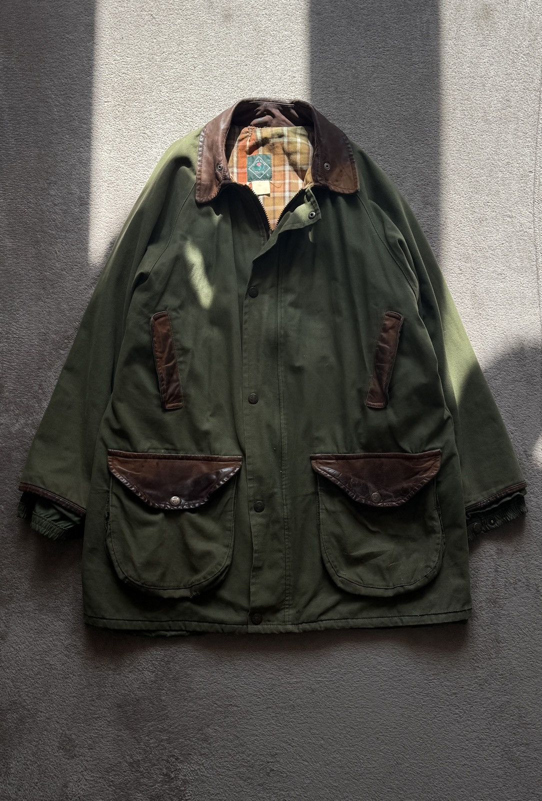 Barbour Vintage Royal Scott Coat Jacket fishing hunting farm british Size US L / EU 52-54 / 3 - 4 Thumbnail