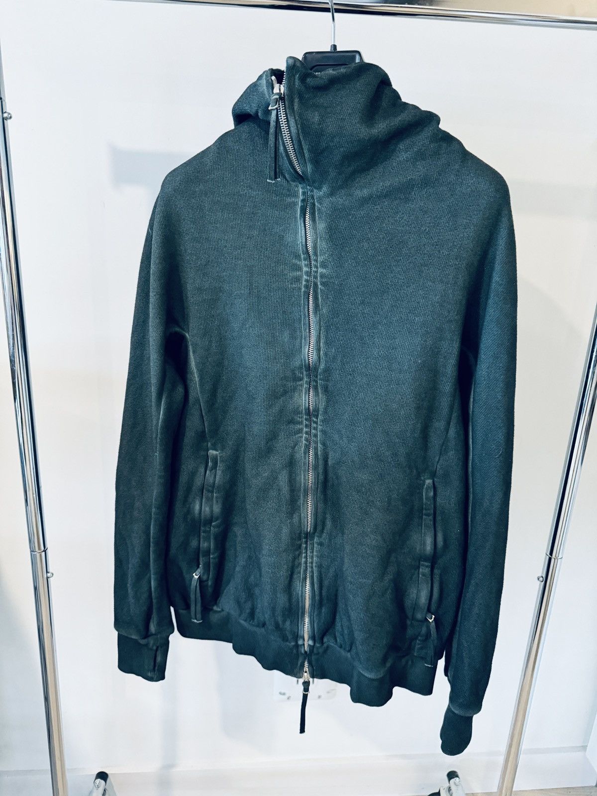 image of Boris Bidjan Saberi Zipper 2 | Patina Blue in Green, Men's (Size XL)