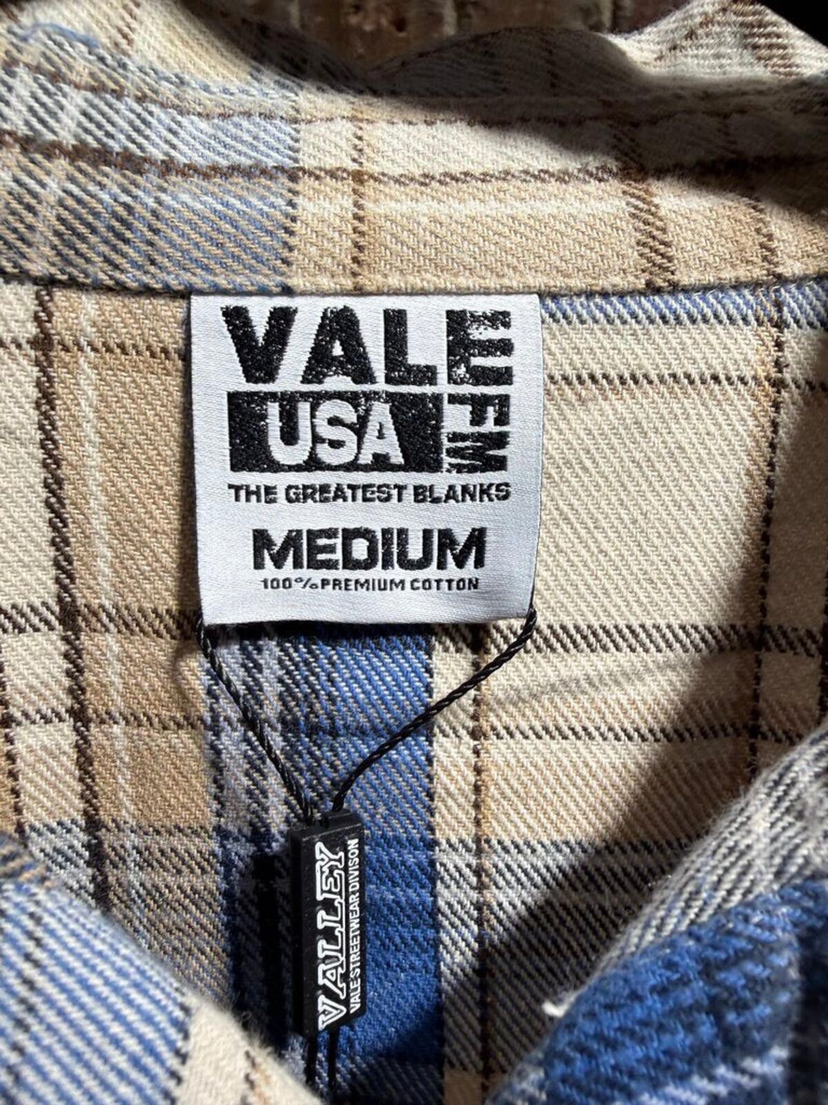Other Vale State Cream/Blue Gemstone Flannel Sz. M Size ONE SIZE - 3 Thumbnail