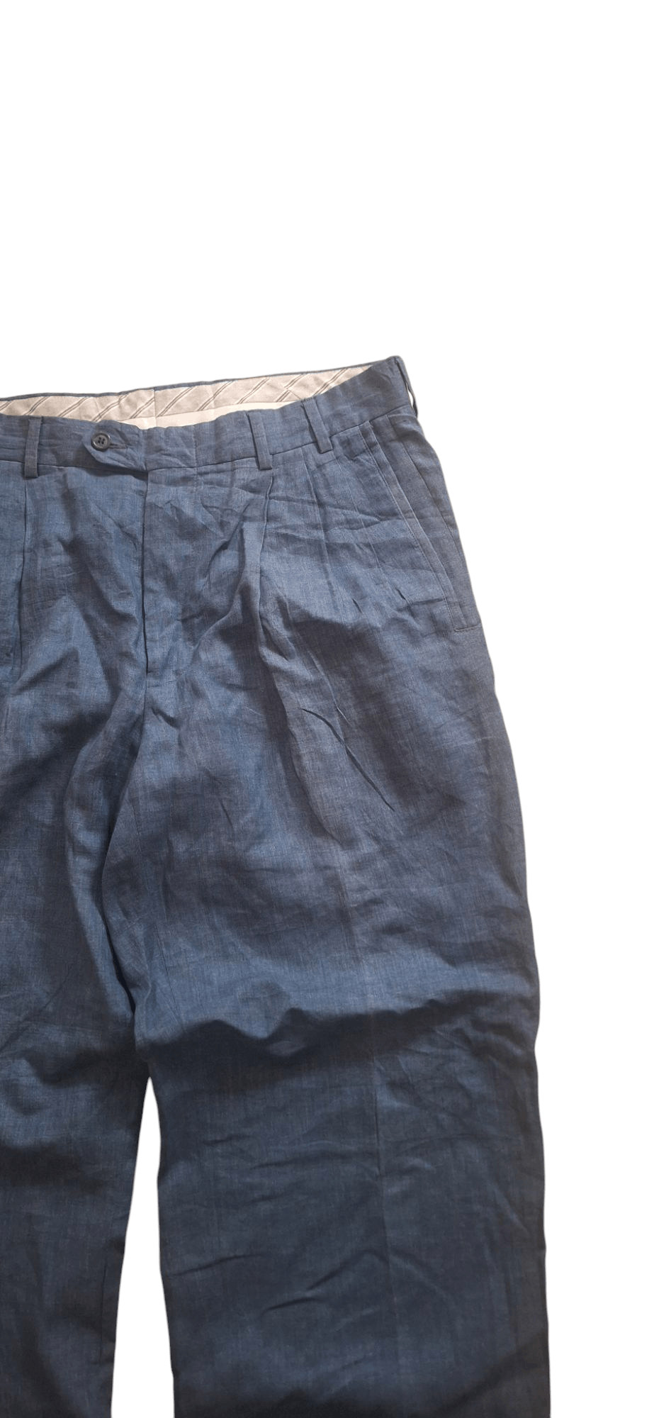 Ermenegildo Zegna × Vintage Vintage Ermenegildo Zegna Baggy Wide Pants Size US 33 - 4 Thumbnail
