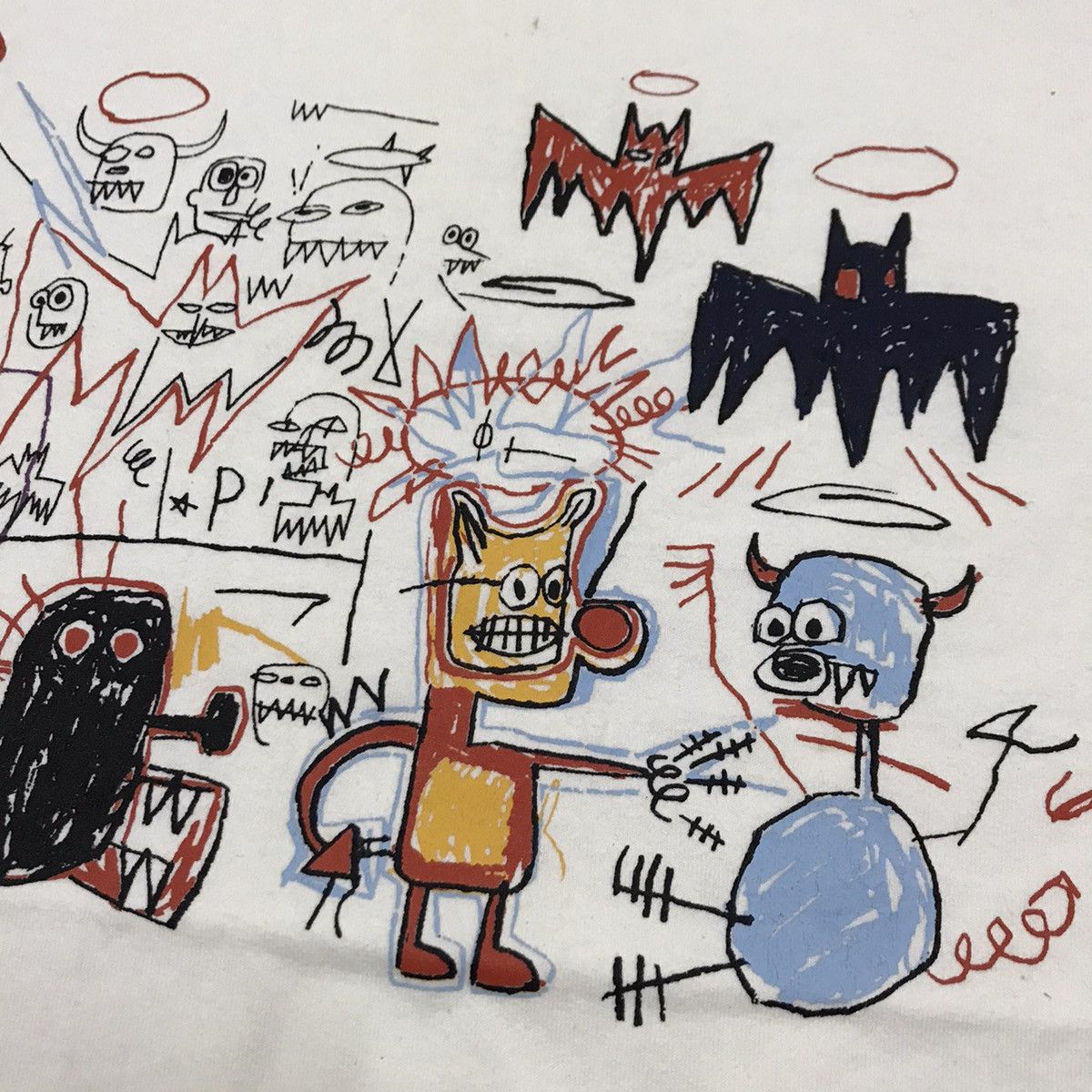 Jean-Michel Basquiat Vintage Jean Michel Basquiat Uniqlo Tshirt Size US M / EU 48-50 / 2 - 9 Thumbnail