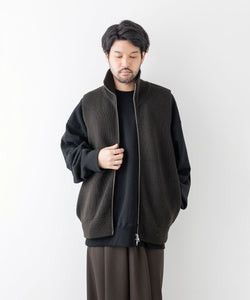 Stein stein - OVERSIZED DRIVERS KNIT ZIP VEST Size US M / EU 48-50 / 2 - 2 Thumbnail