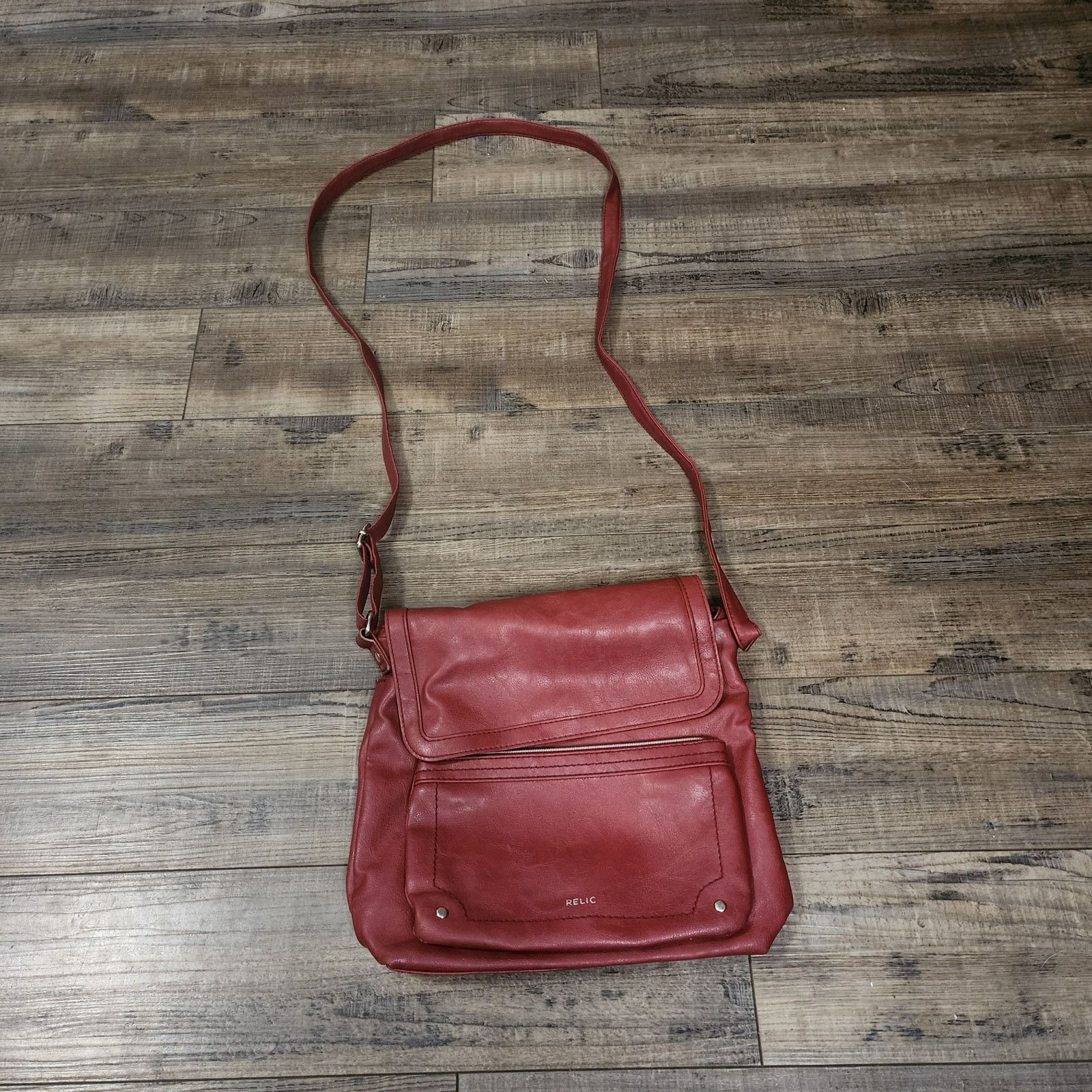 Relic Vintage Relic maroon burgundy leather purse crossbody E Size ONE SIZE - 1 Thumbnail