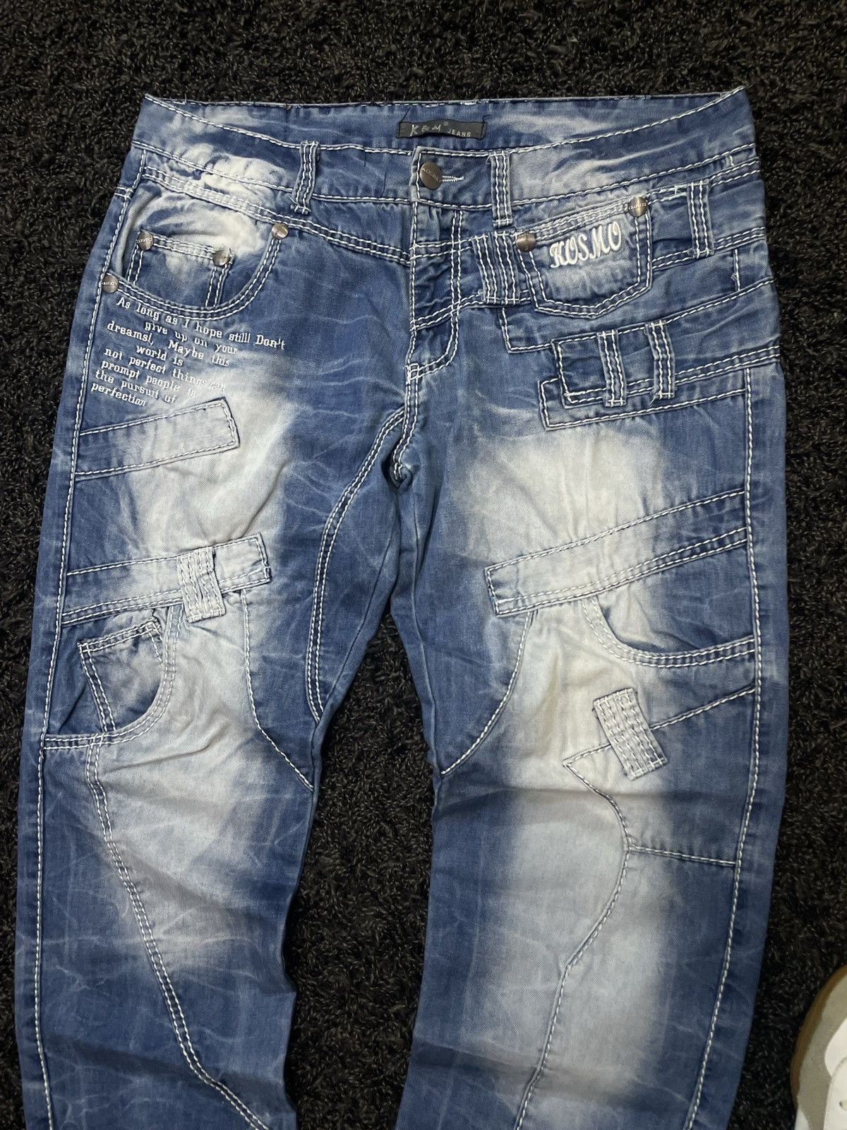 Rap Tees Kosmo Lupo Multipocket Jeans Avant Garde Rap Hip-Hop Y2K Size US 36 / EU 52 - 3 Thumbnail