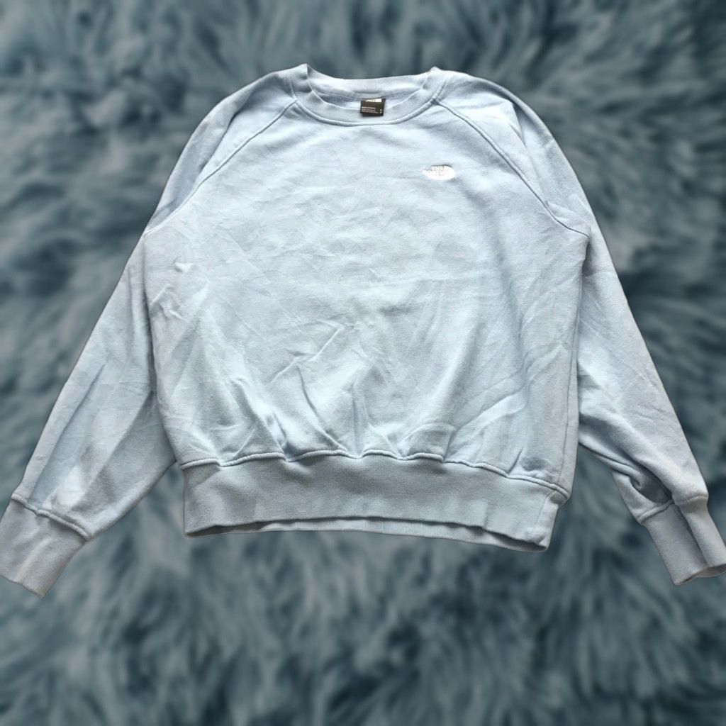 The North Face The North Face Sweatshirt Men M Long Sleeve Raglan Embroidered Logo Blue Size US M / EU 48-50 / 2 - 1 Thumbnail
