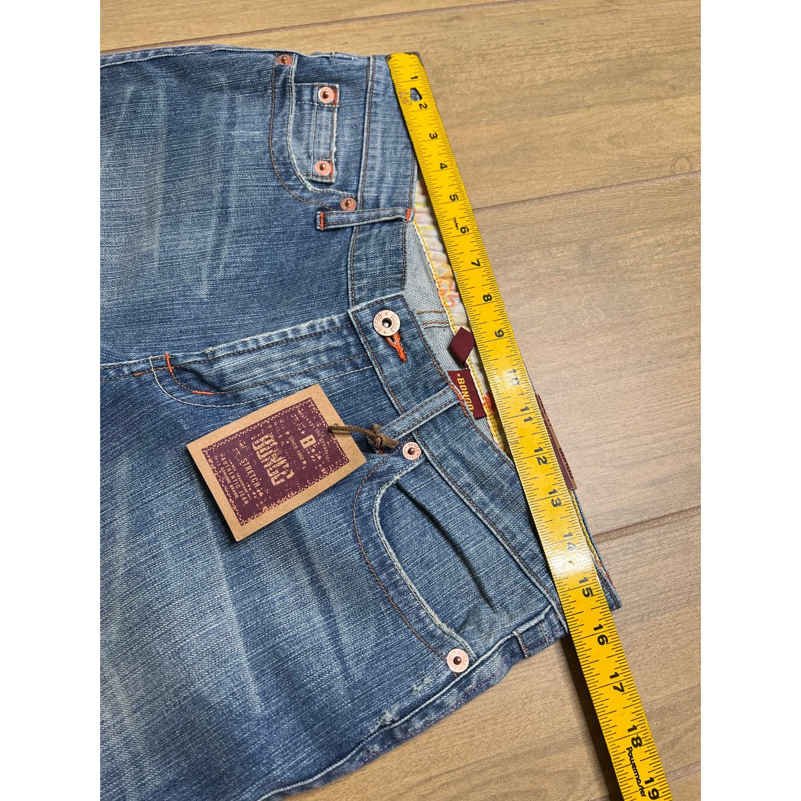 Vintage Vintage Bongo Flare Jeans Womens Size 11 Y2K Low Rise Size 31" - 6 Thumbnail