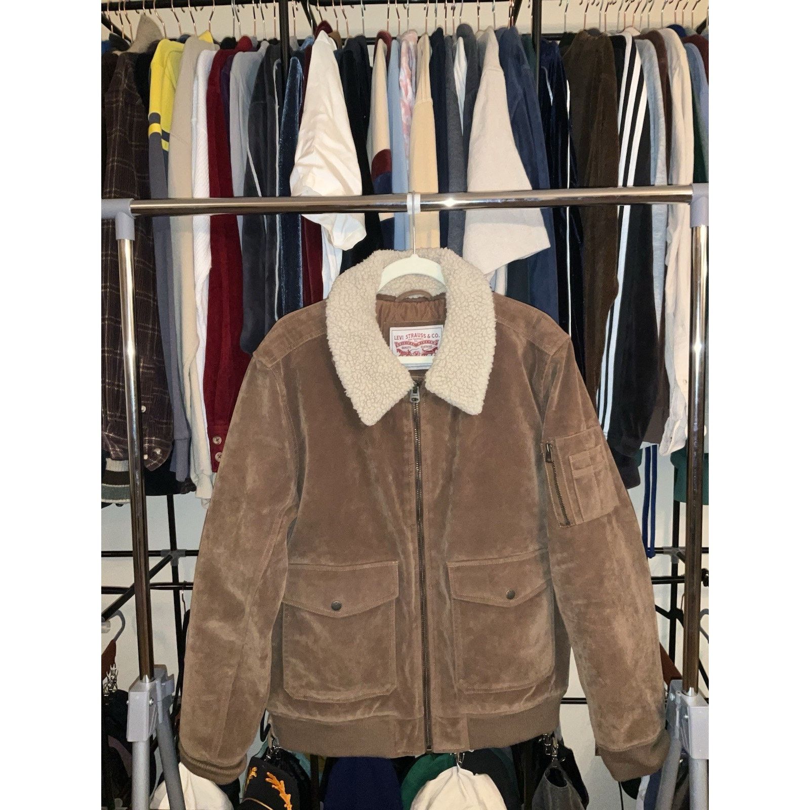 Levi's Levi’s Velvet/Velour Jacket Dress Workwear Streetwear Coat Size US L / EU 52-54 / 3 - 2 Thumbnail