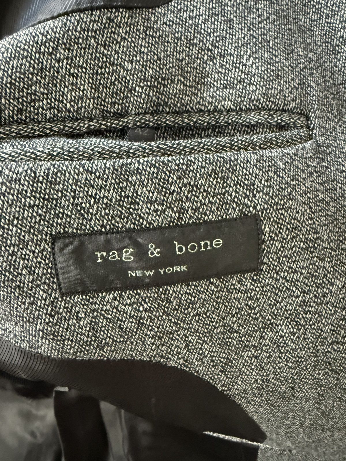 Rag & Bone Grey & black melange rag & bone overcoat Size US S / EU 44-46 / 1 - 5 Thumbnail
