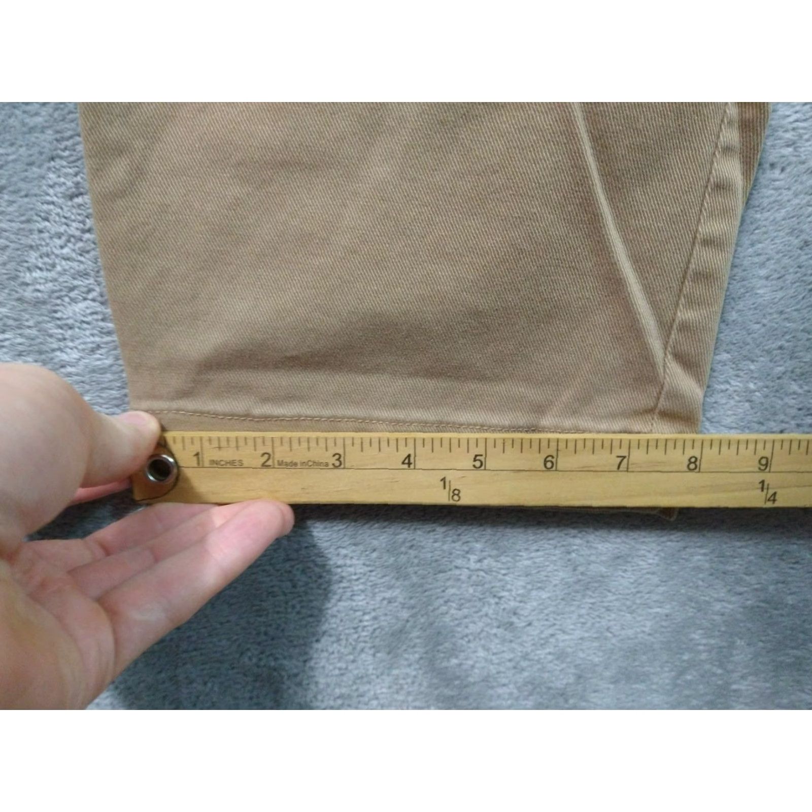 Brooks Brothers Brooks Brothers Pants Mens 40x30 Beige Chino Taper Leg Mid Rise Cotton Regular Belted? (No extra info) Size US 40 / EU 56 - 6 Thumbnail