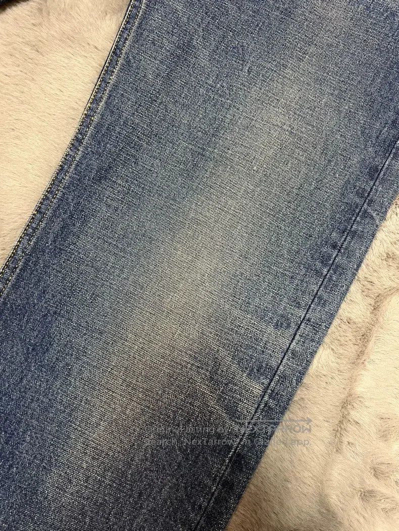 Celine Celine Deep Blue Water Wave Wash Straight Leg Jeans Size US 31 - 5 Thumbnail