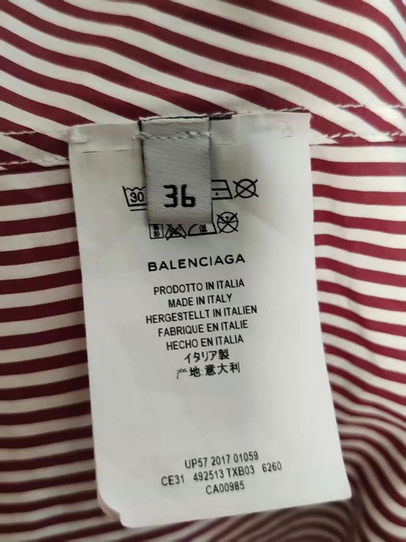 Balenciaga Balenciaga size 36 Striped Shirt Size M / US 6-8 / IT 42-44 - 4 Thumbnail