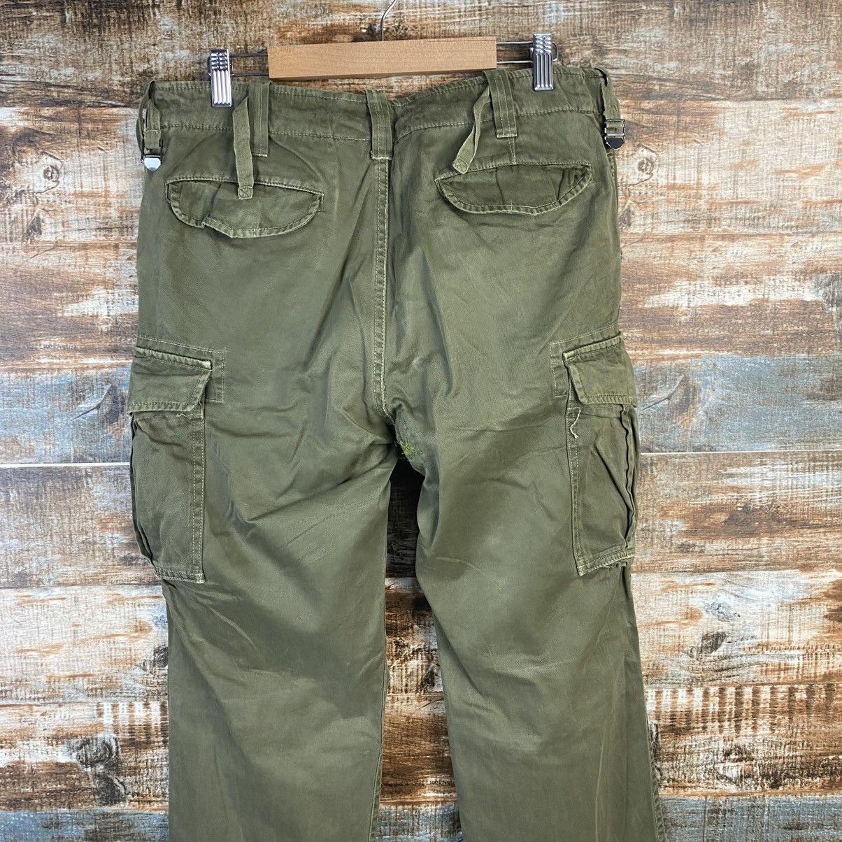 Global Work DL Global Work Green Cargo Multipocket Pants #C973 Size US 30 / EU 46 - 16 Thumbnail