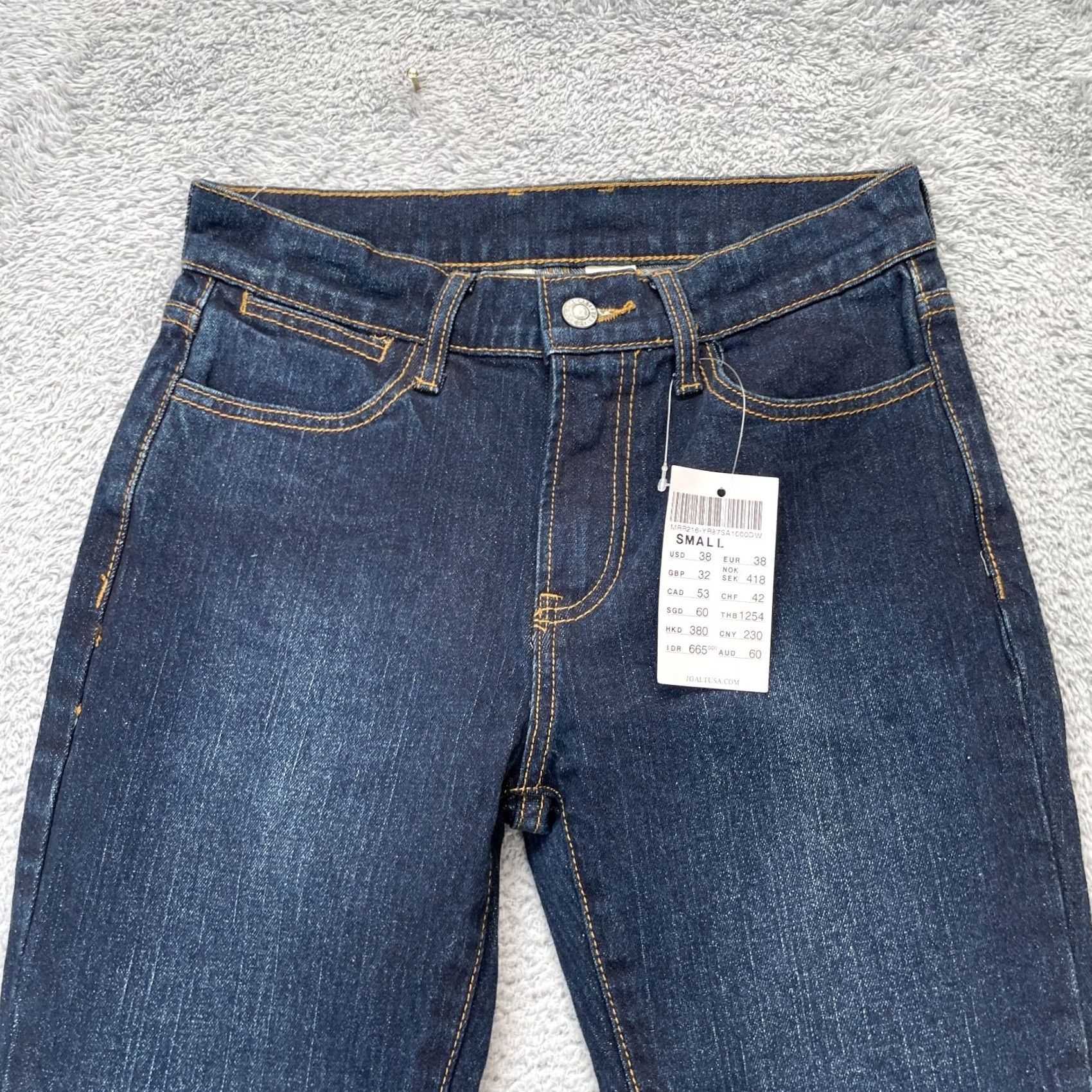 Denime J. Galt Jeans Womens Small Blue Bootcut Denim Cotton Medium Wash Shanghai Shirt Size 28" / US 6 / IT 42 - 5 Thumbnail